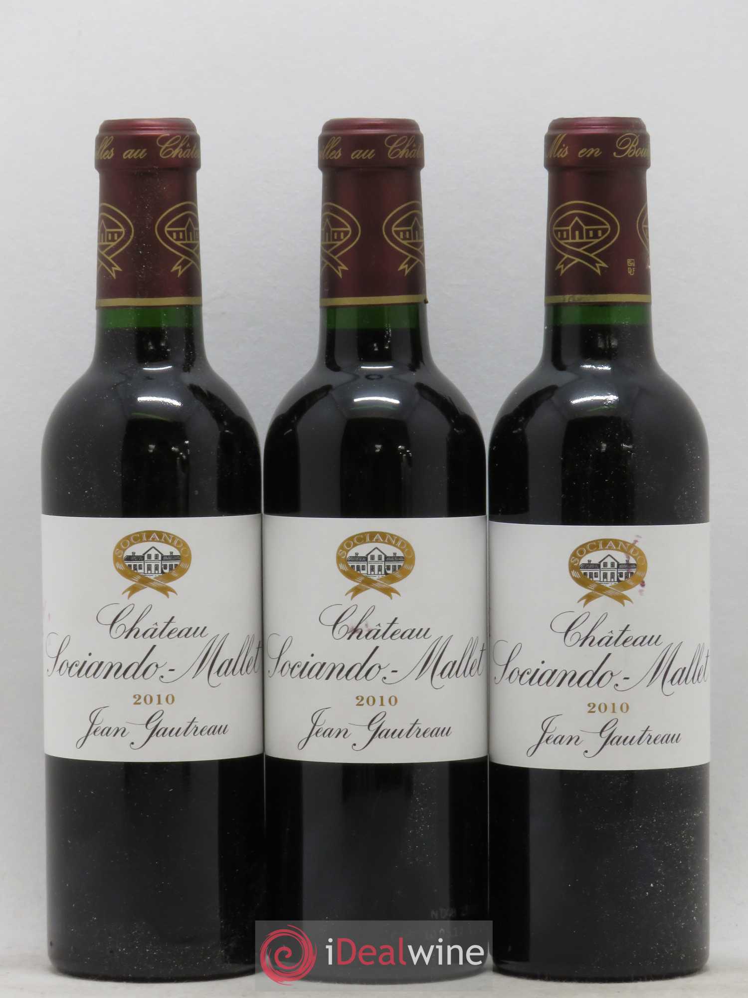 Château Sociando Mallet 2010 - Lot de 12 demi bouteilles - 4