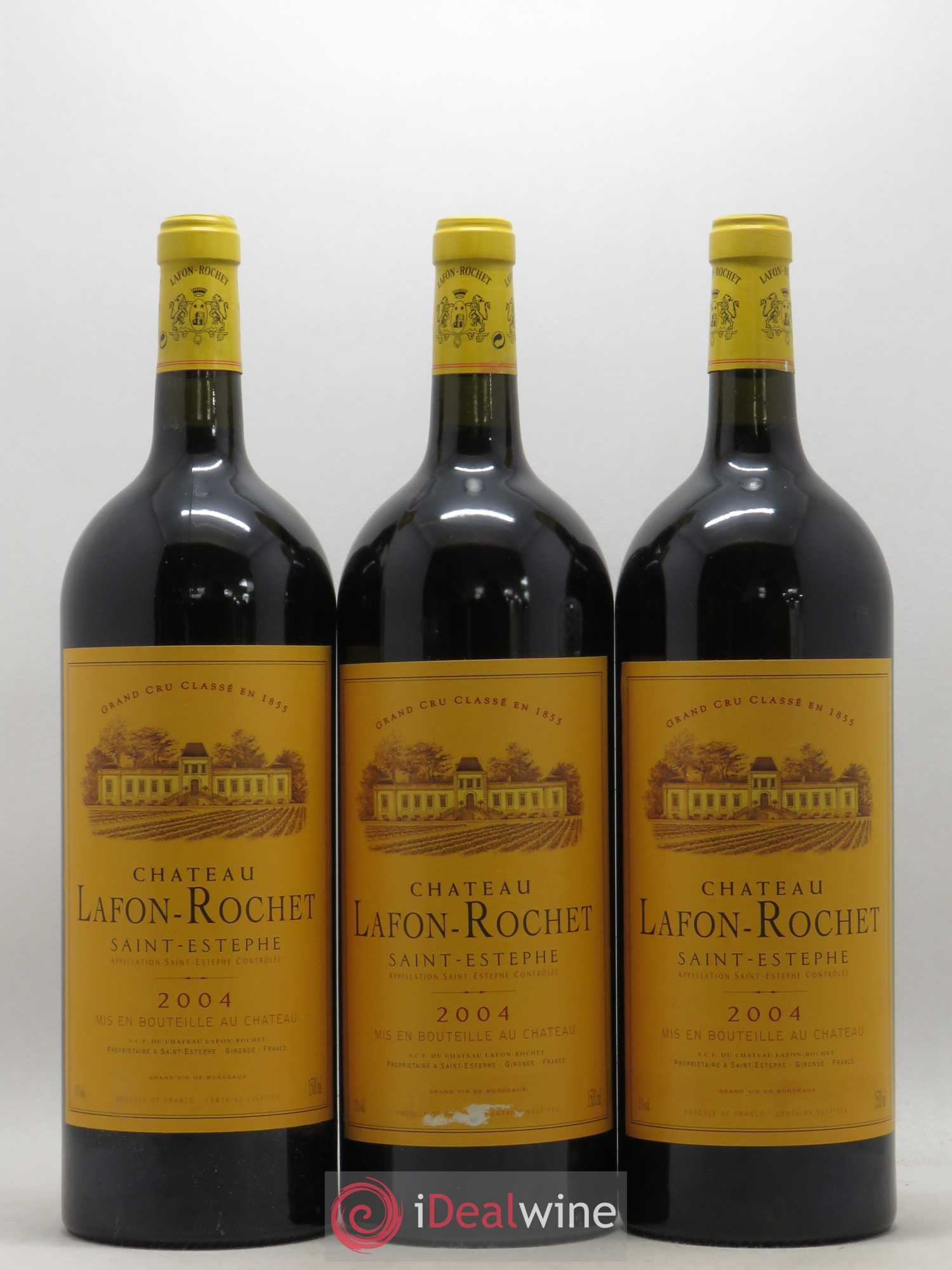 Château Lafon Rochet 4ème Grand Cru Classé 2004 - Lot de 6 magnums - 1