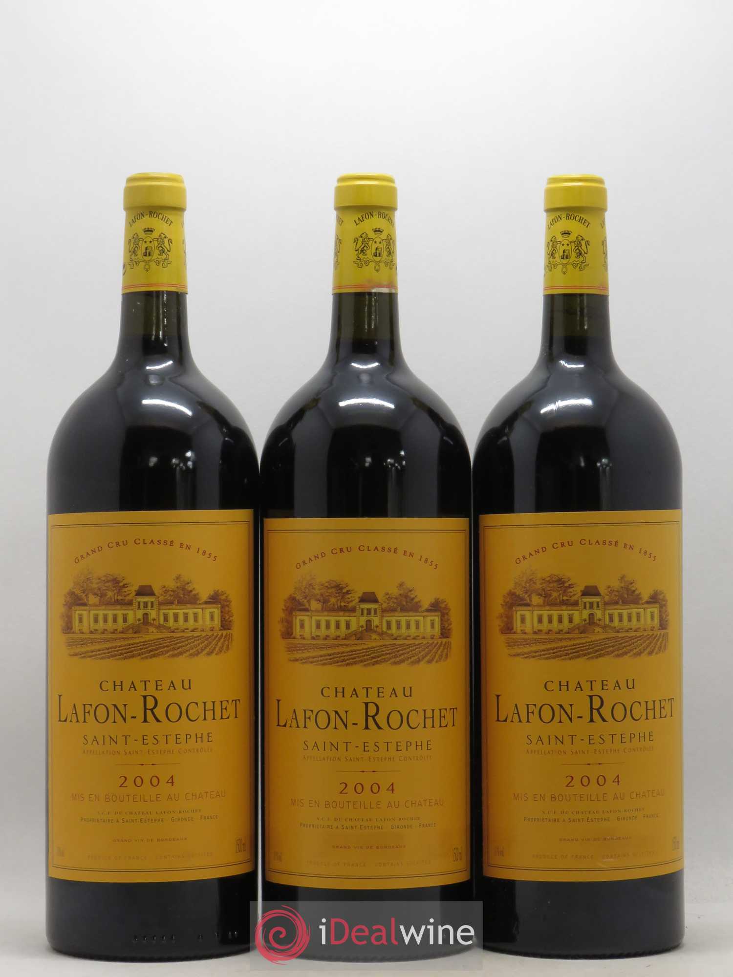 Château Lafon Rochet 4ème Grand Cru Classé 2004 - Lot de 6 magnums - 2