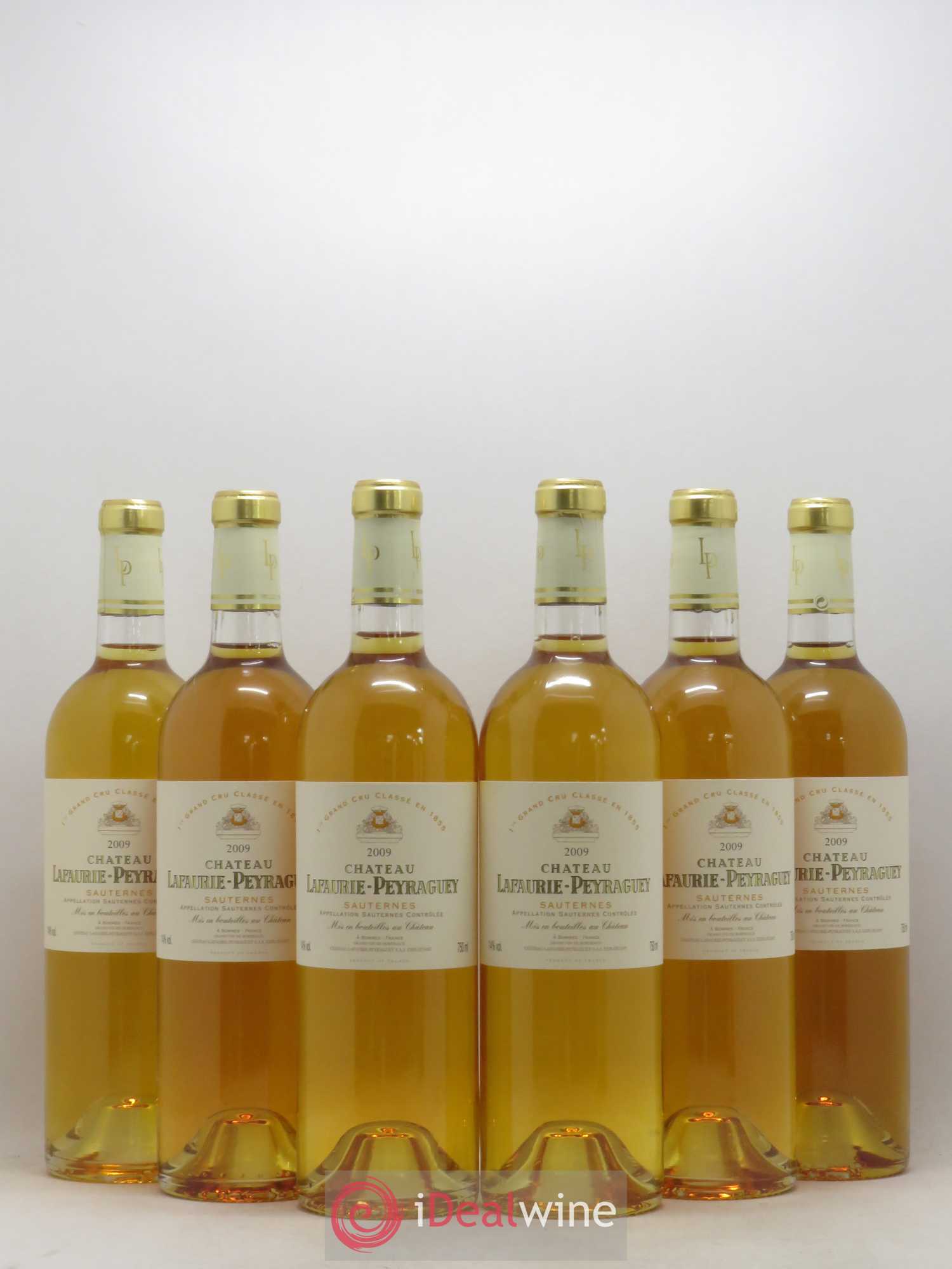 Château Lafaurie-Peyraguey 1er Grand Cru Classé 2009 - Lotto di 6 bottiglie - 0