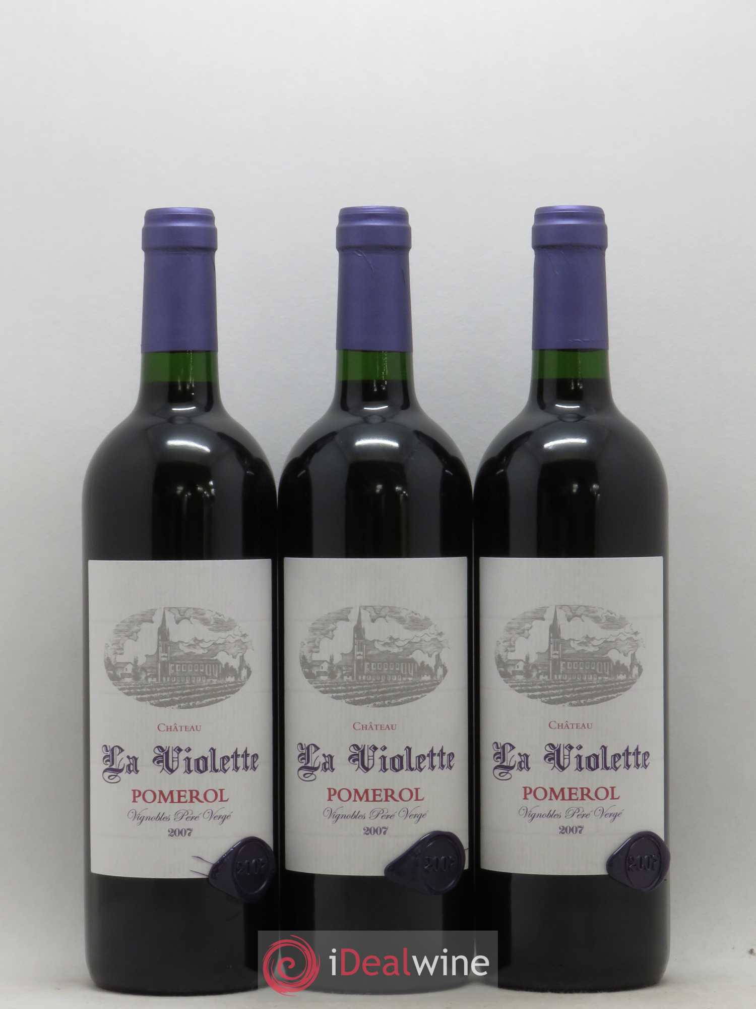 Château la Violette 2007 - Lot de 6 bouteilles - 1