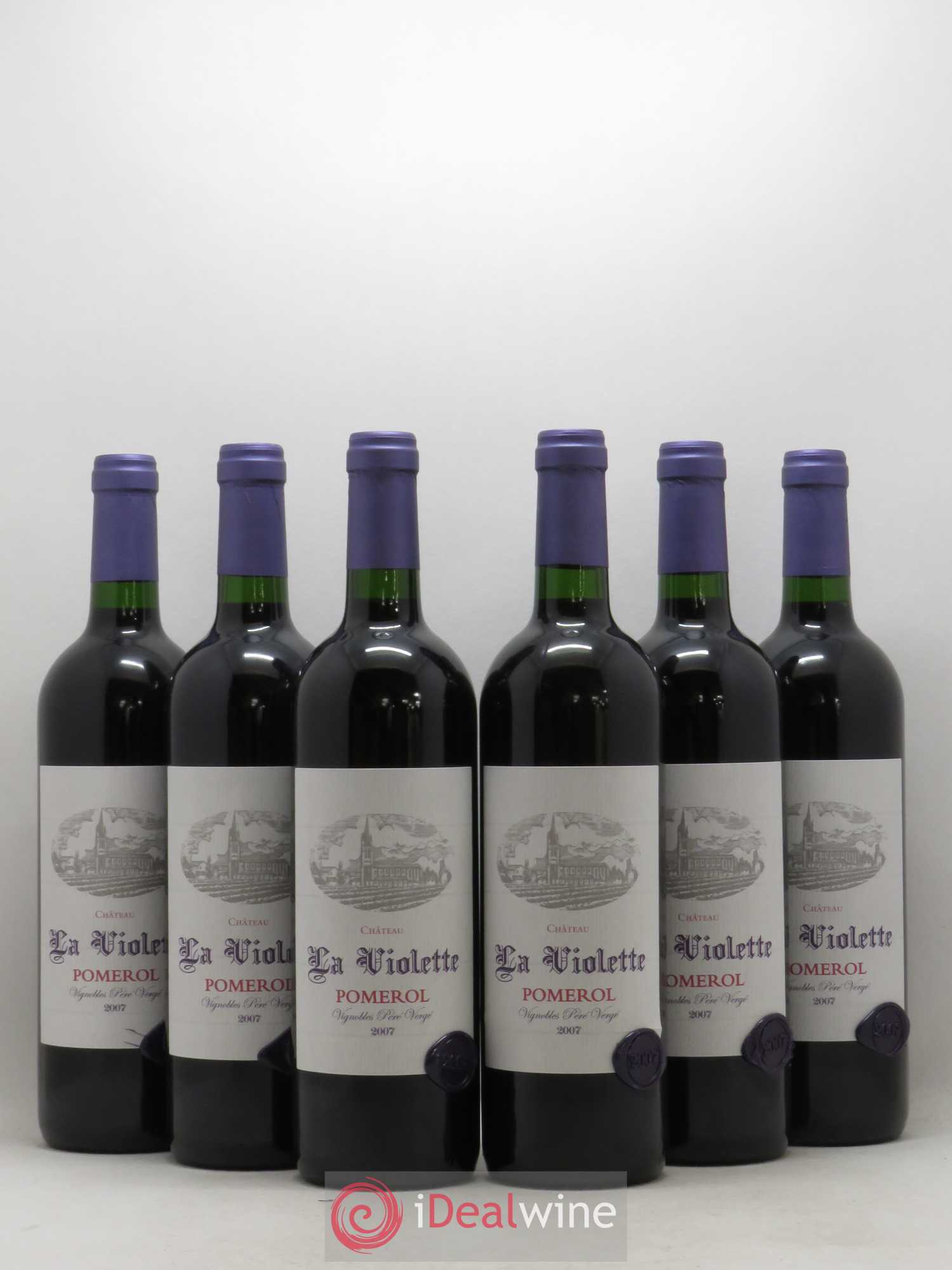 Château la Violette 2007 - Lot de 6 bouteilles - 0