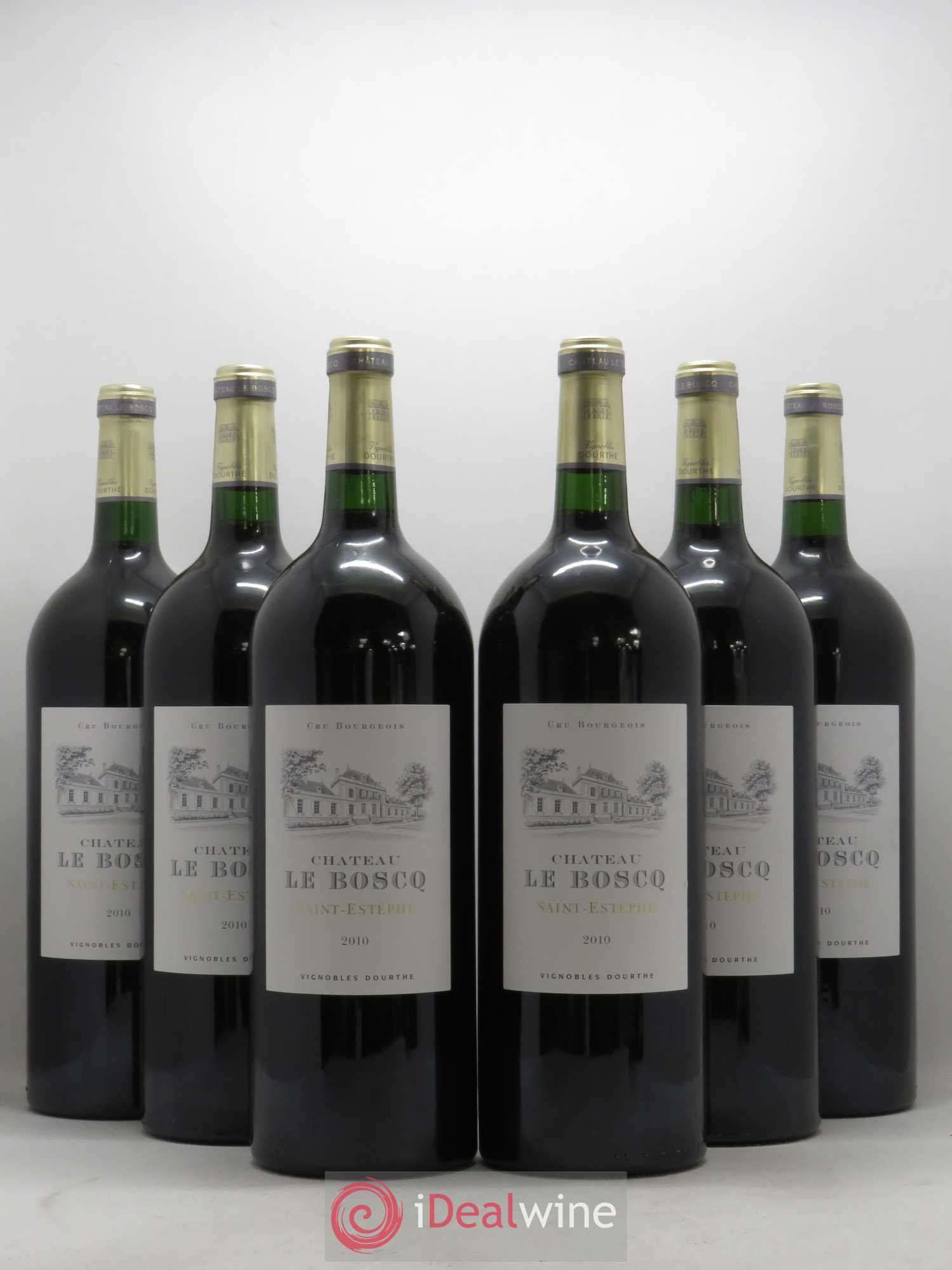 Château le Boscq Cru Bourgeois 2010 - Lot de 6 magnums - 0