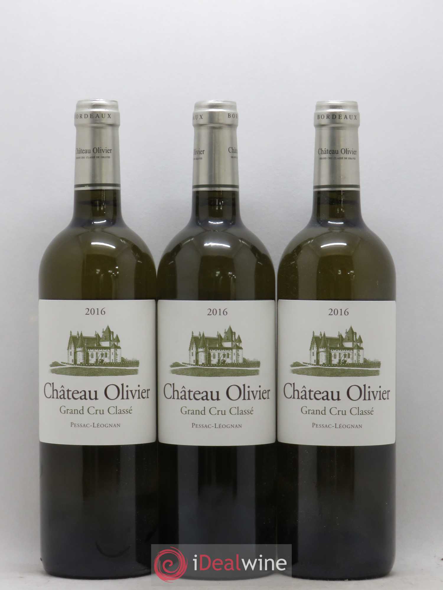 Château Olivier Cru Classé de Graves 2016 - Lot de 3 bouteilles - 0