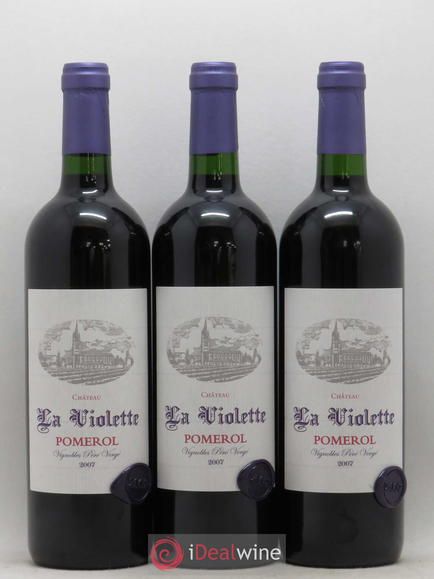 Château la Violette 2007 - Lot de 6 bouteilles - 1