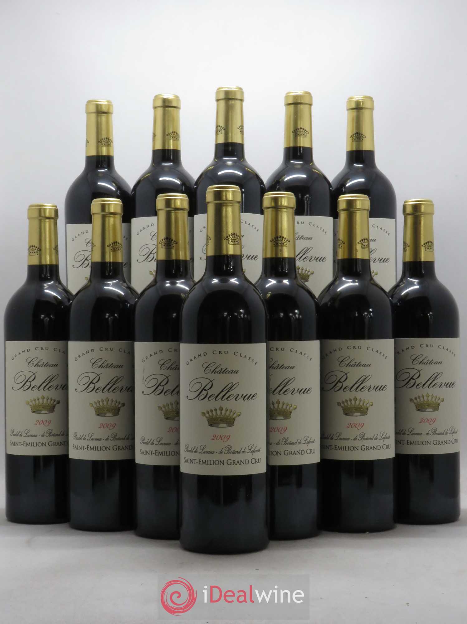 Château Bellevue Grand Cru Classé 2009 - Lot de 12 bouteilles - 0