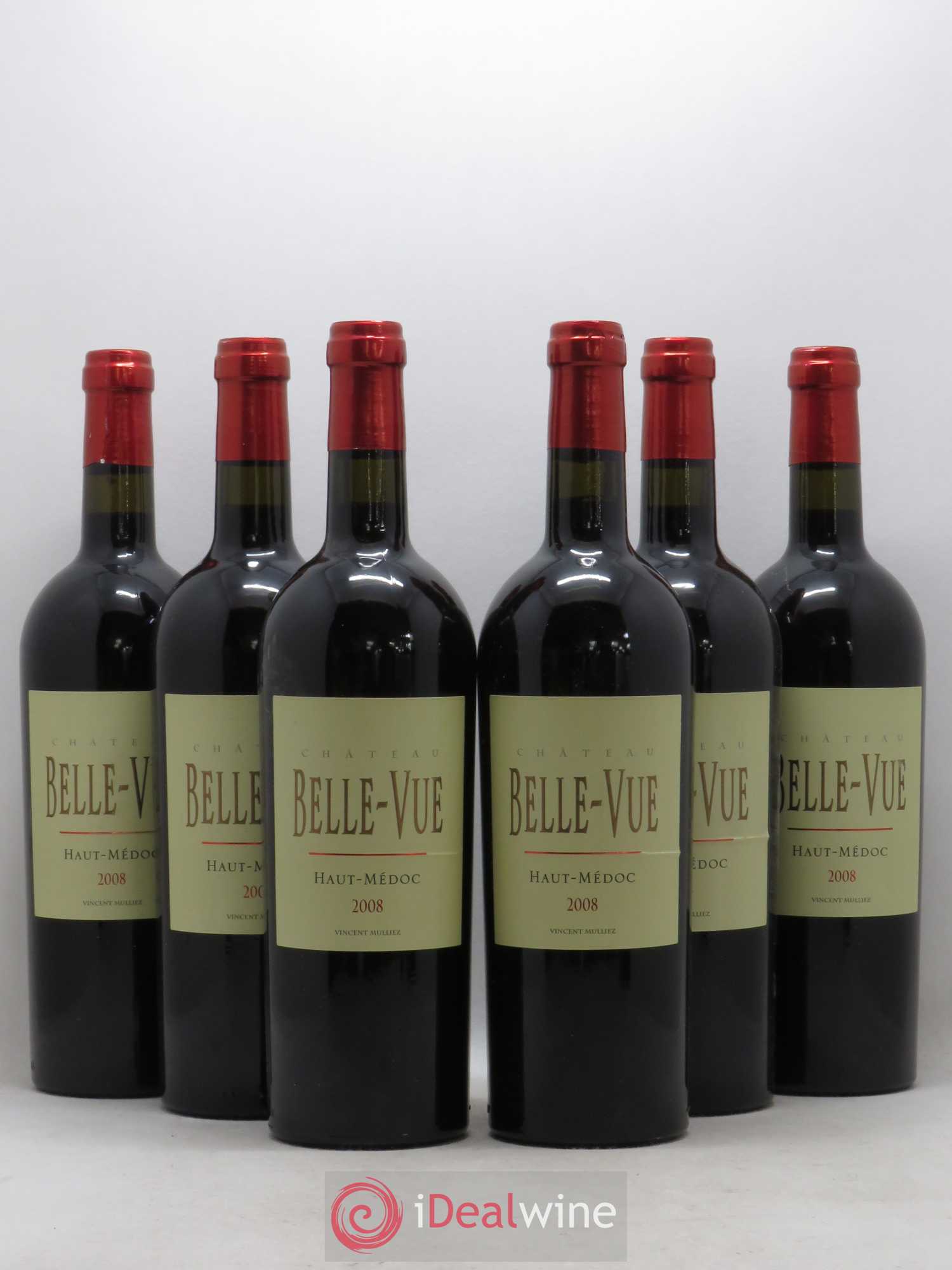 Château Belle-Vue 2008 - Lot de 6 bouteilles - 0