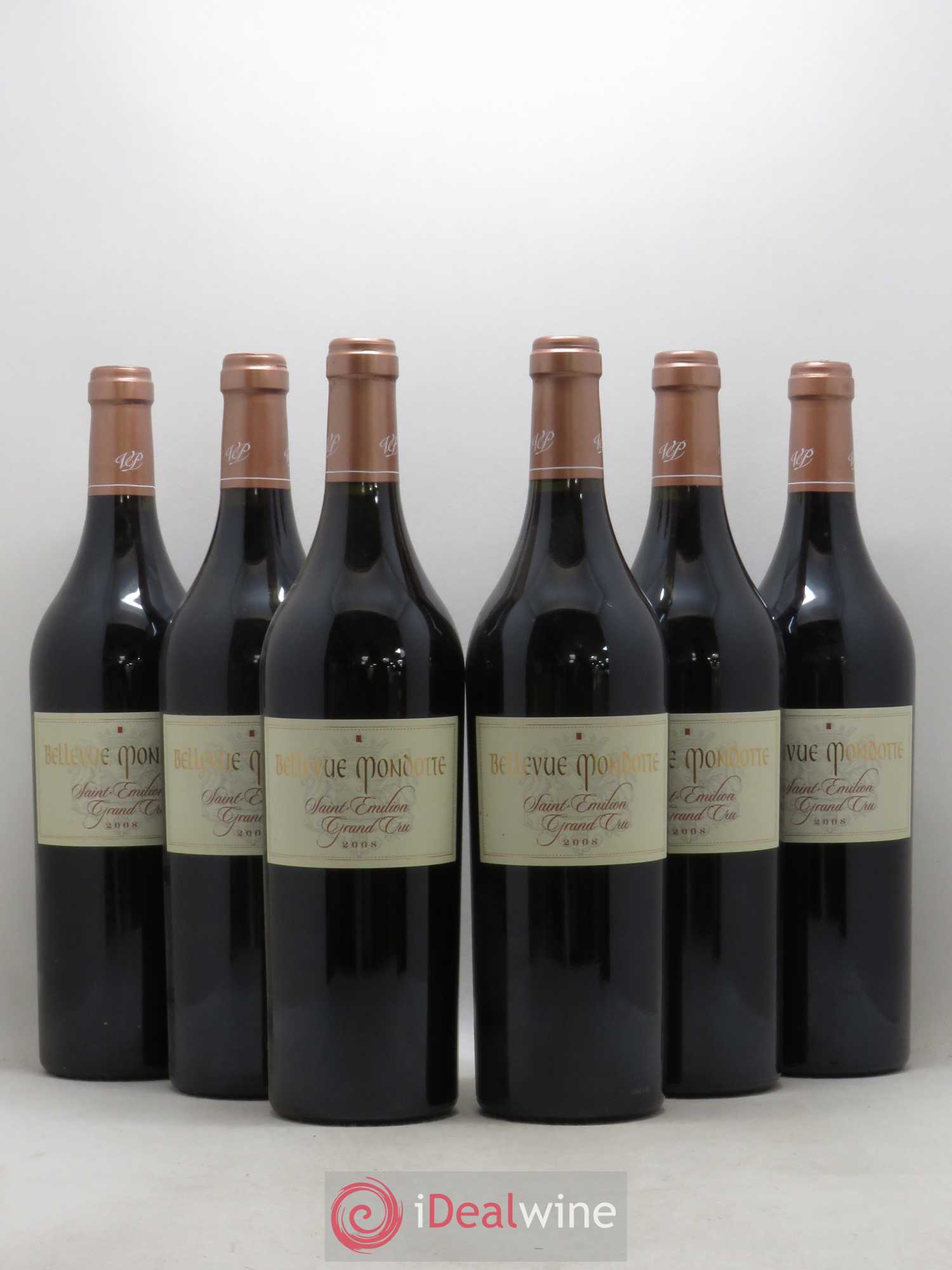Château Bellevue Mondotte 2008 - Lot de 6 bouteilles - 0