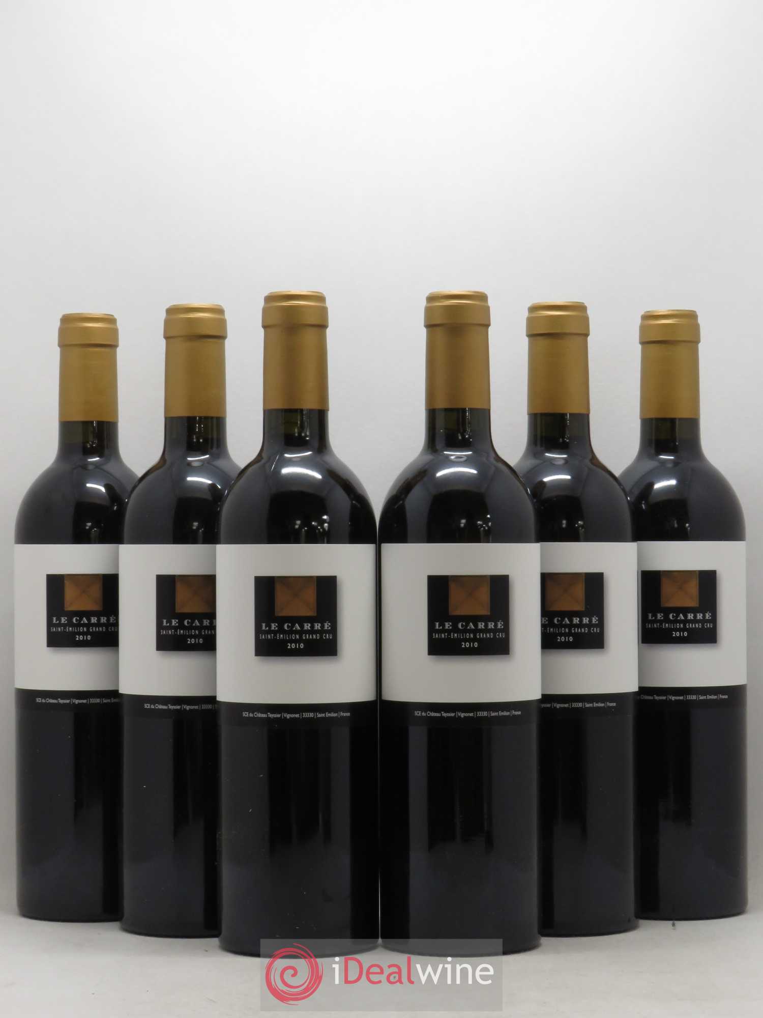 Saint-Émilion Grand Cru Le Carré Château Teyssier 2010 - Posten von 6 Flaschen - 0