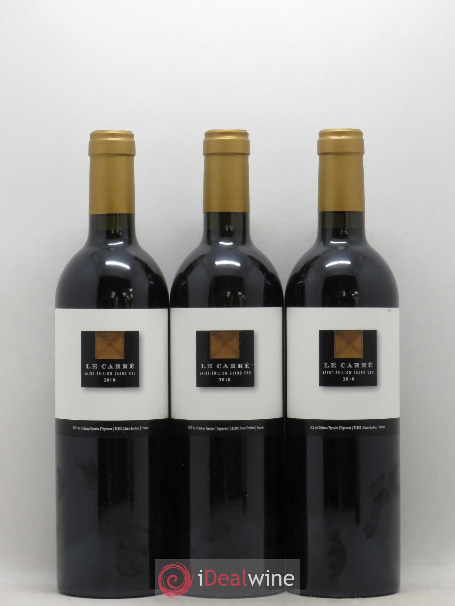 Saint-Émilion Grand Cru Le Carré Château Teyssier 2010 - Posten von 6 Flaschen - 1
