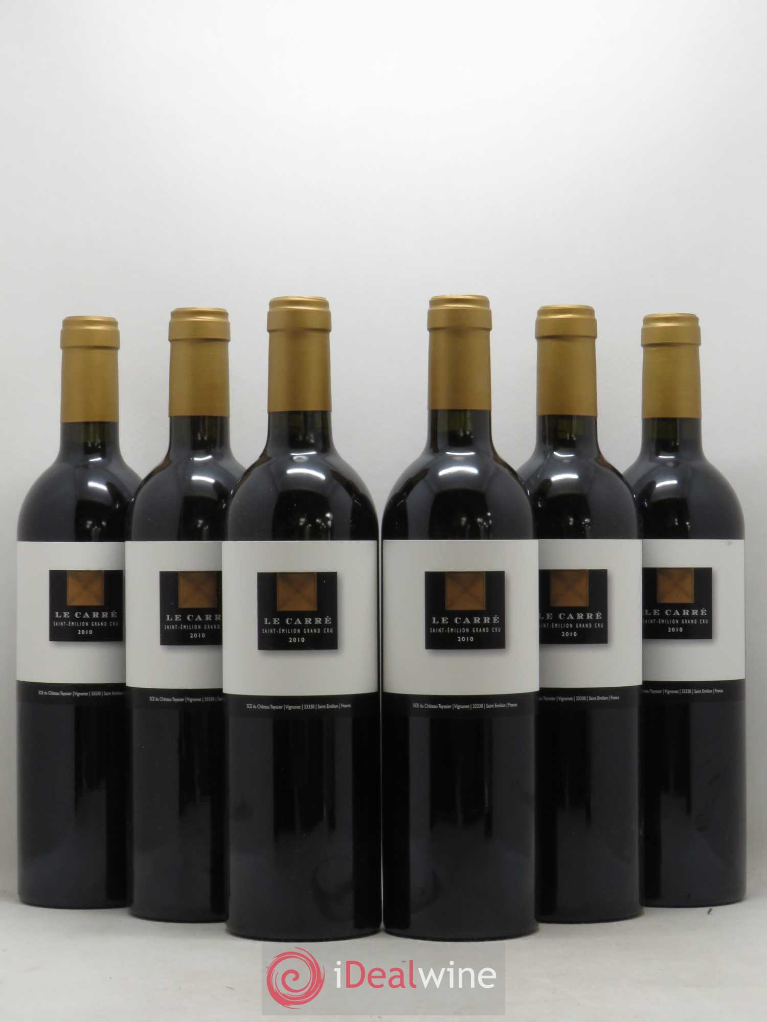 Saint-Émilion Grand Cru Le Carré Château Teyssier 2010 - Posten von 6 Flaschen - 0