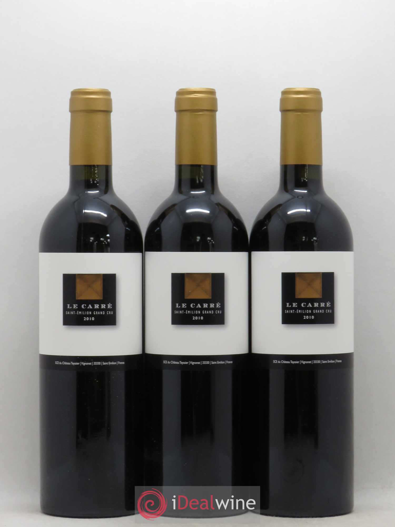 Saint-Émilion Grand Cru Le Carré Château Teyssier 2010 - Posten von 6 Flaschen - 1