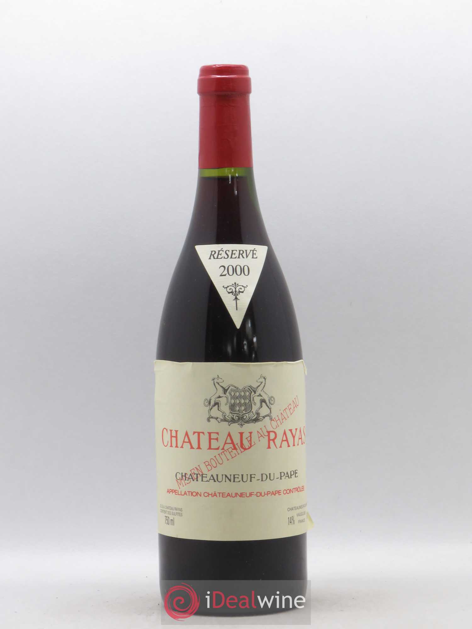 Châteauneuf-du-Pape Château Rayas Emmanuel Reynaud 2000 - Lot de 1 bouteille - 0
