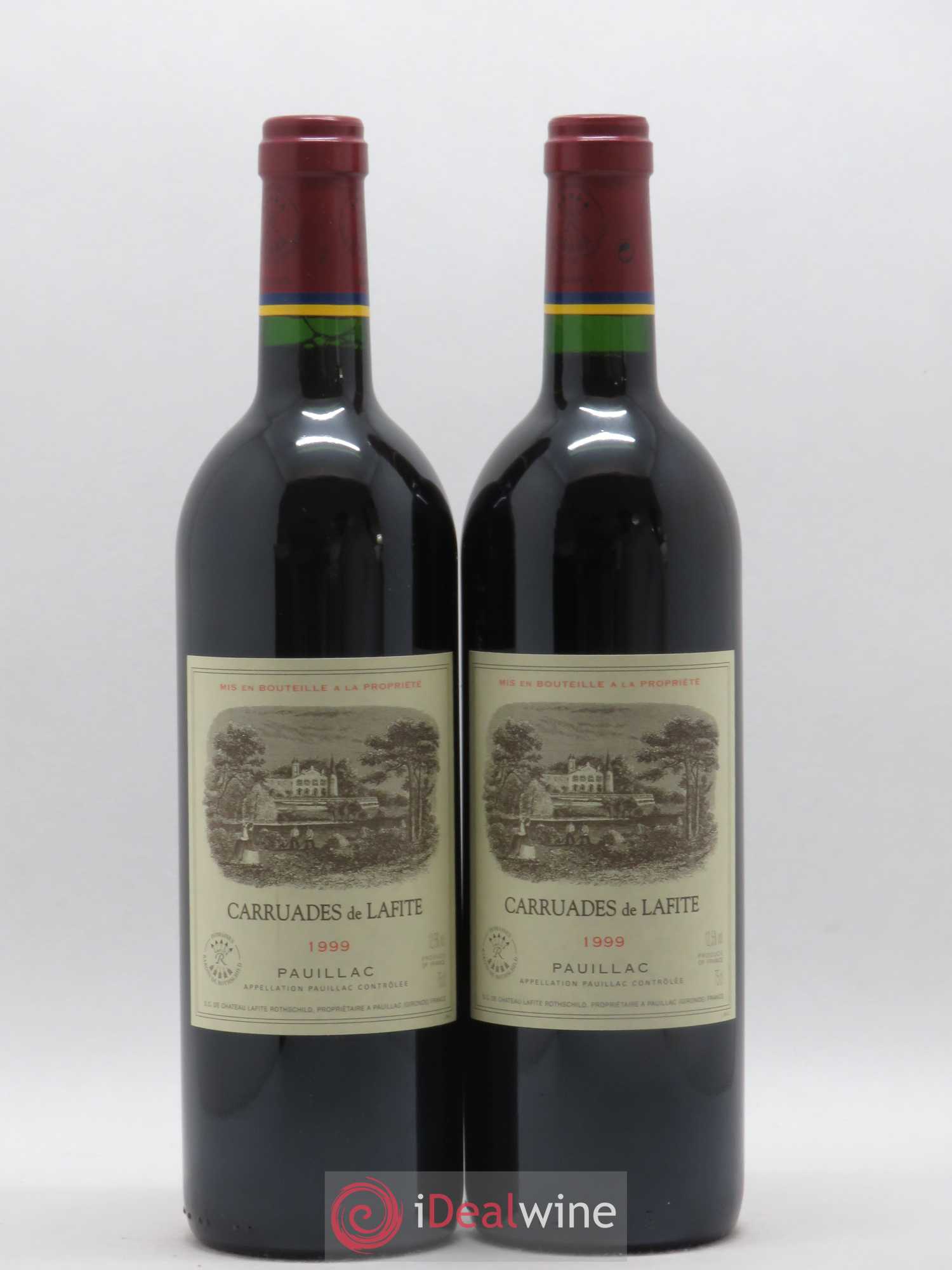 Carruades de Lafite Rothschild Second Vin 1999 - Lot de 2 bouteilles - 0