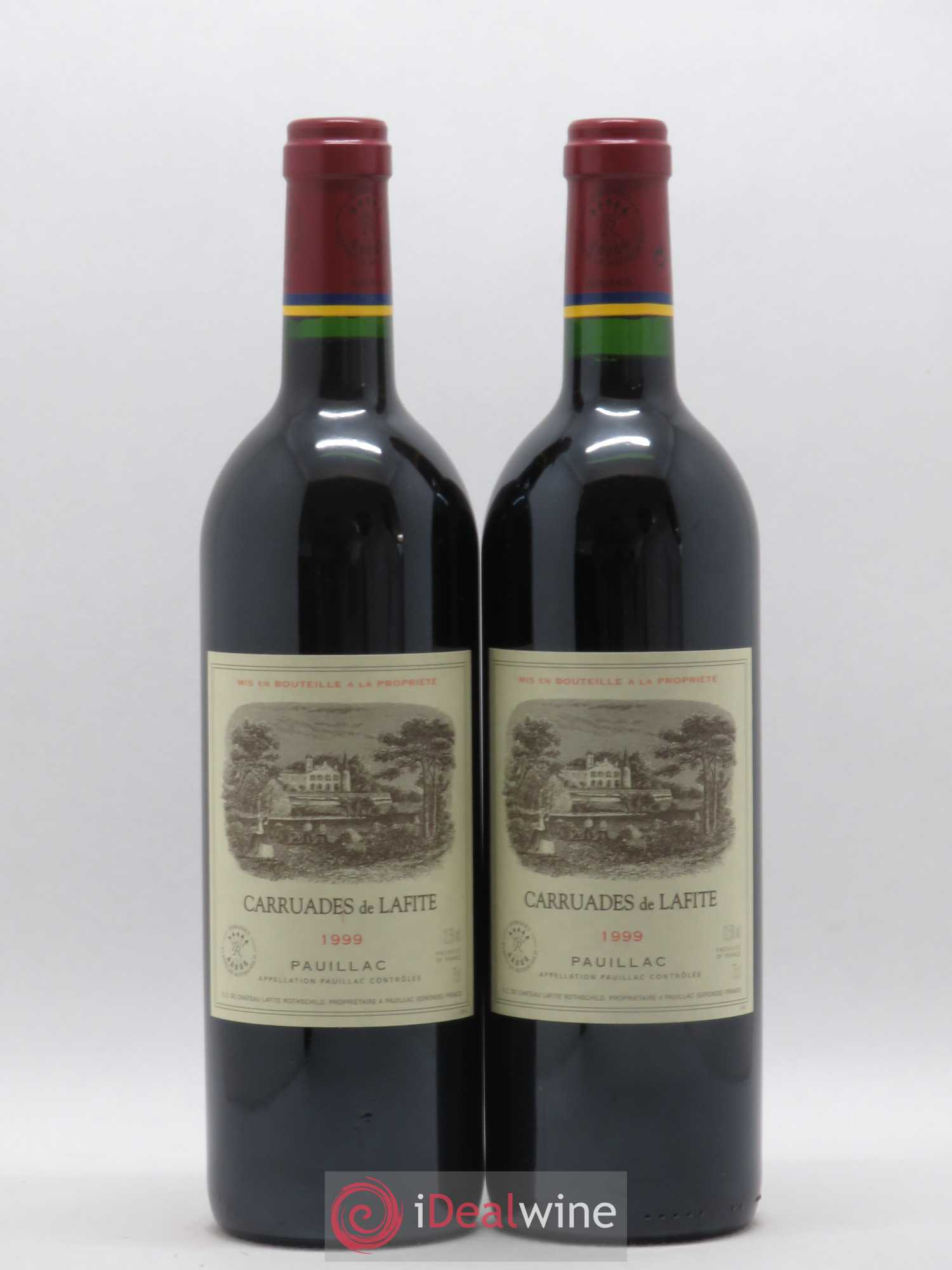 Carruades de Lafite Rothschild Second Vin 1999 - Lot de 2 bouteilles - 0