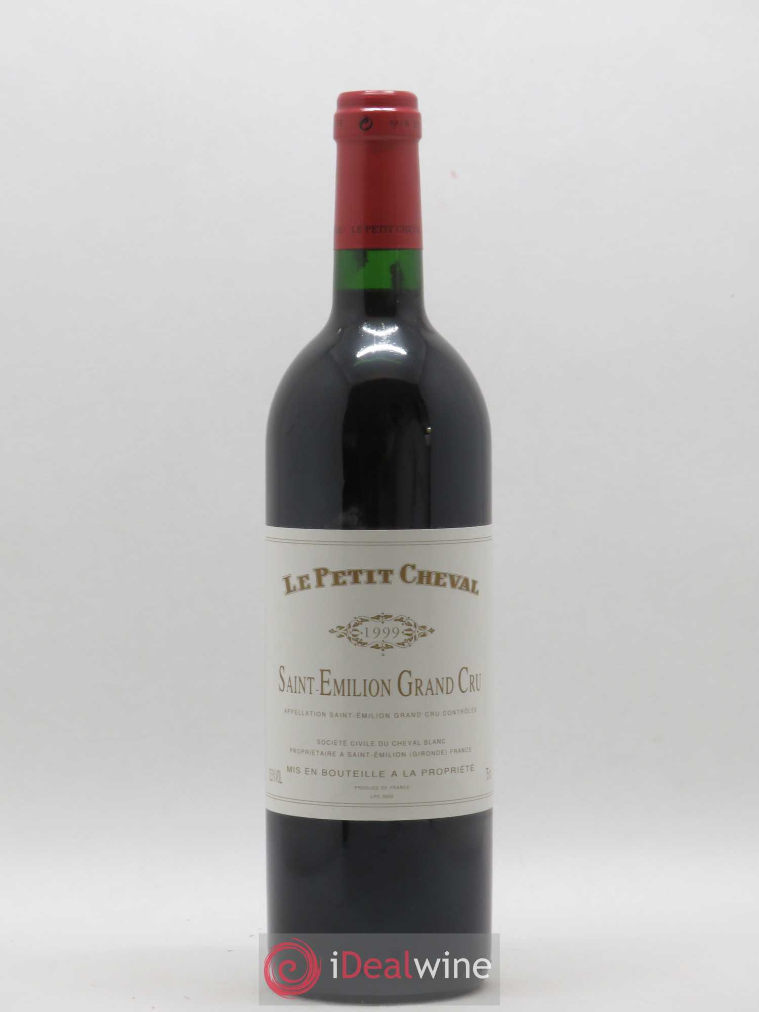 Le Petit Cheval Second Vin 1999 - Lot de 1 bouteille - 0