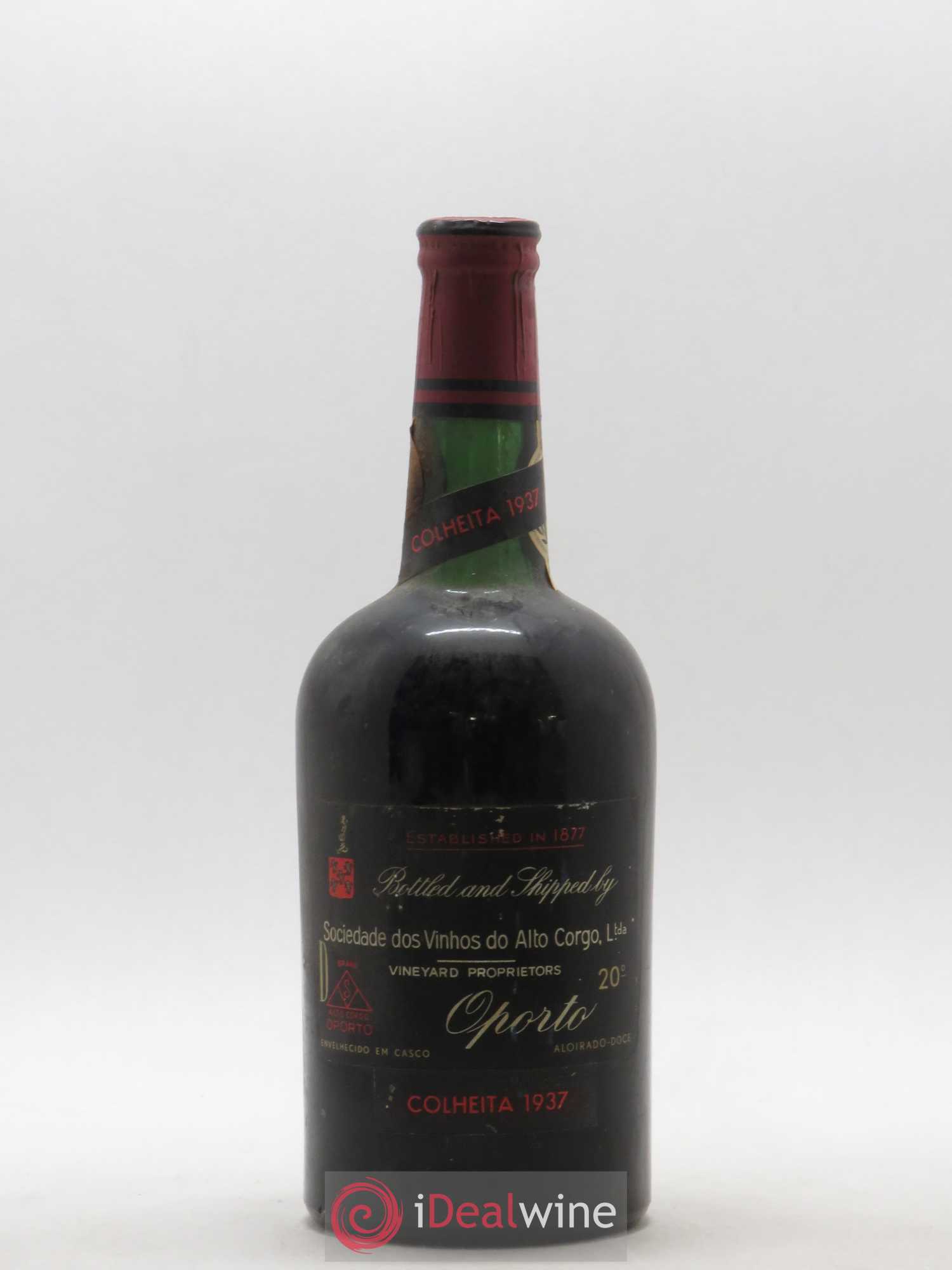 Porto Sociedade Dos Vinhos Do Alto Corgo Colheita (sans prix de réserve) 1937 - Posten von 1 Flasche - 0