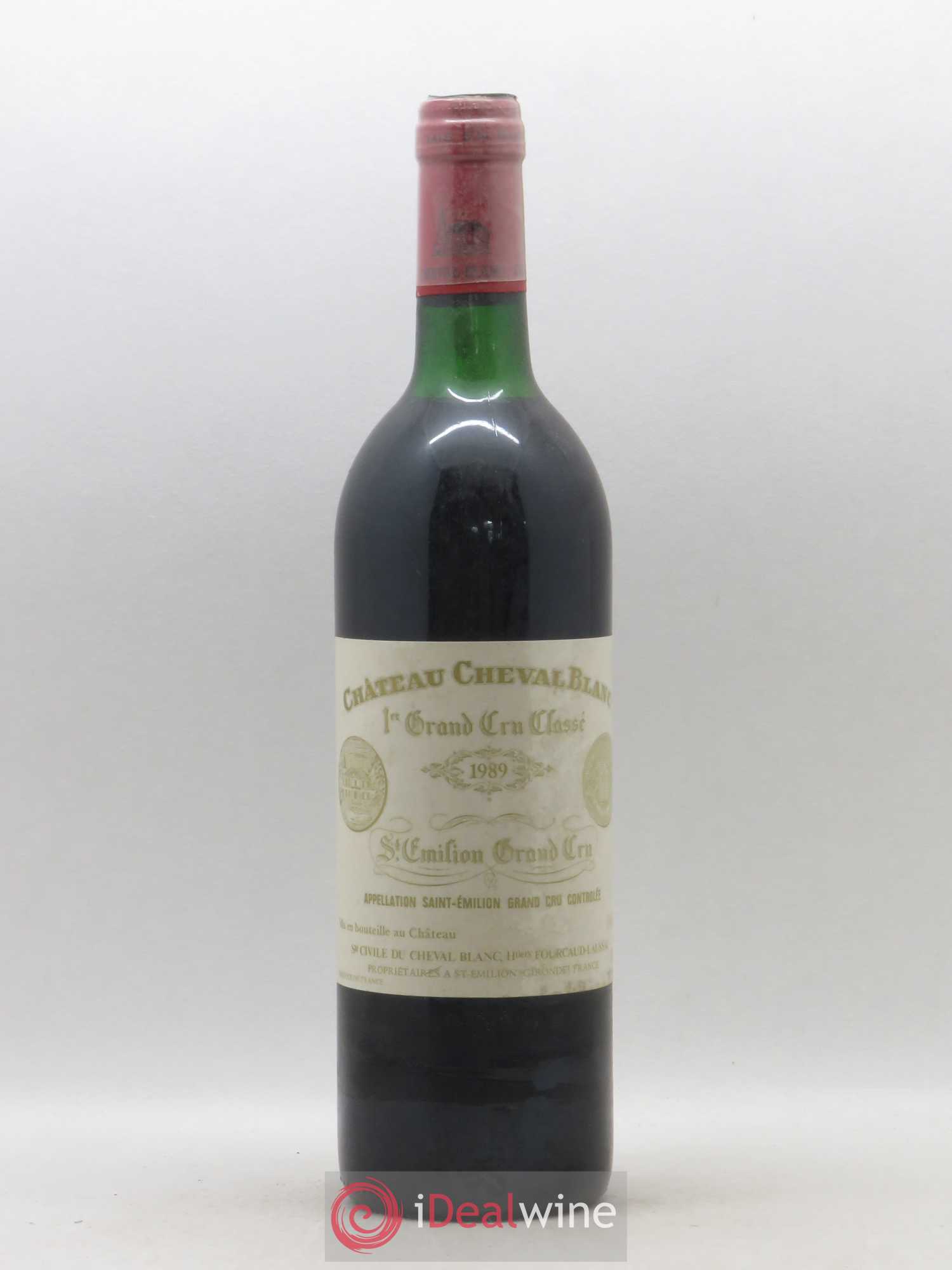 Château Cheval Blanc 1er Grand Cru Classé A 1989 - Lot de 1 bouteille - 0