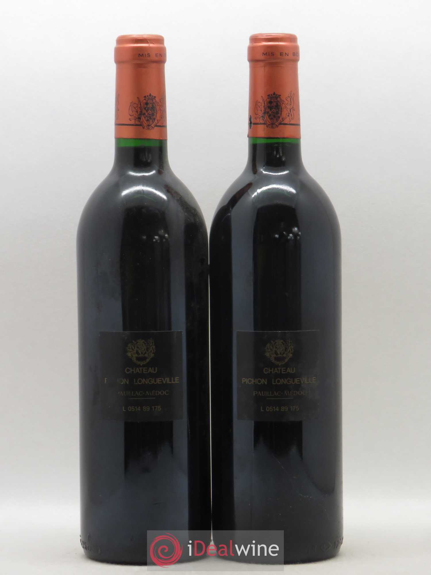 Pichon Longueville Baron 2ème Grand Cru Classé 1989 - Lot de 2 bouteilles - 1