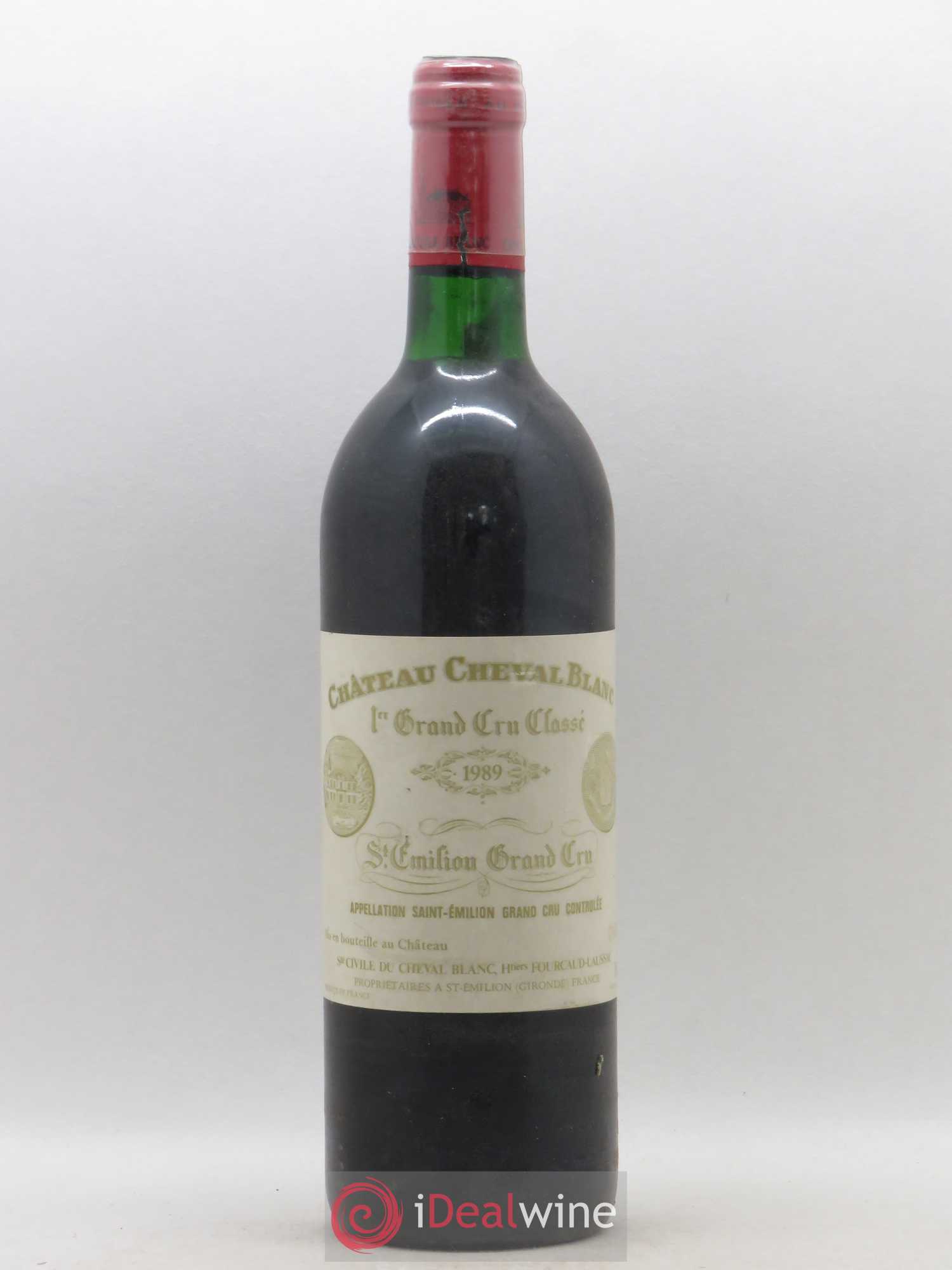 Château Cheval Blanc 1er Grand Cru Classé A 1989 - Lot de 1 bouteille - 0