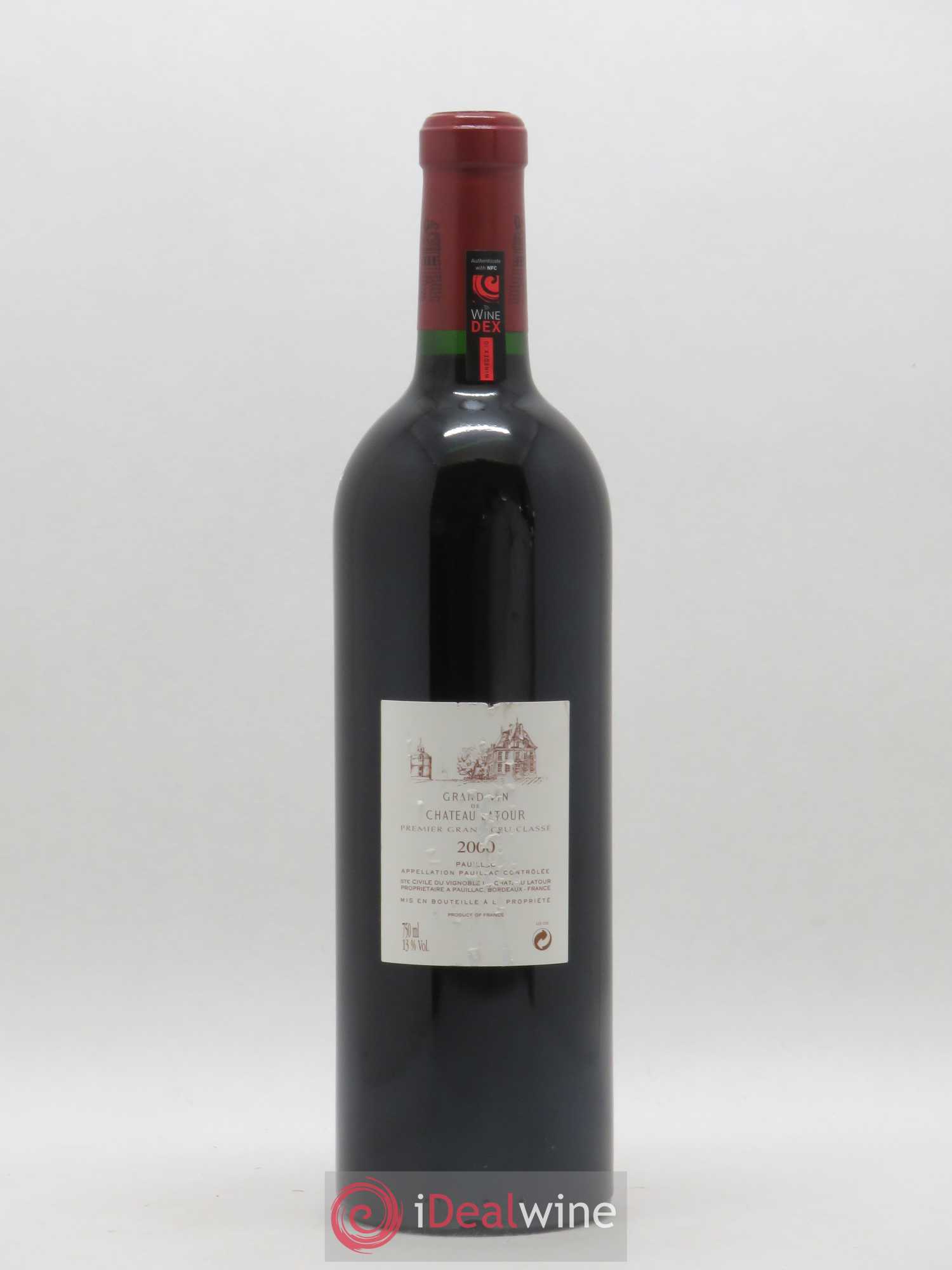 Château Latour 1er Grand Cru Classé 2000 - Lot de 1 bouteille - 1