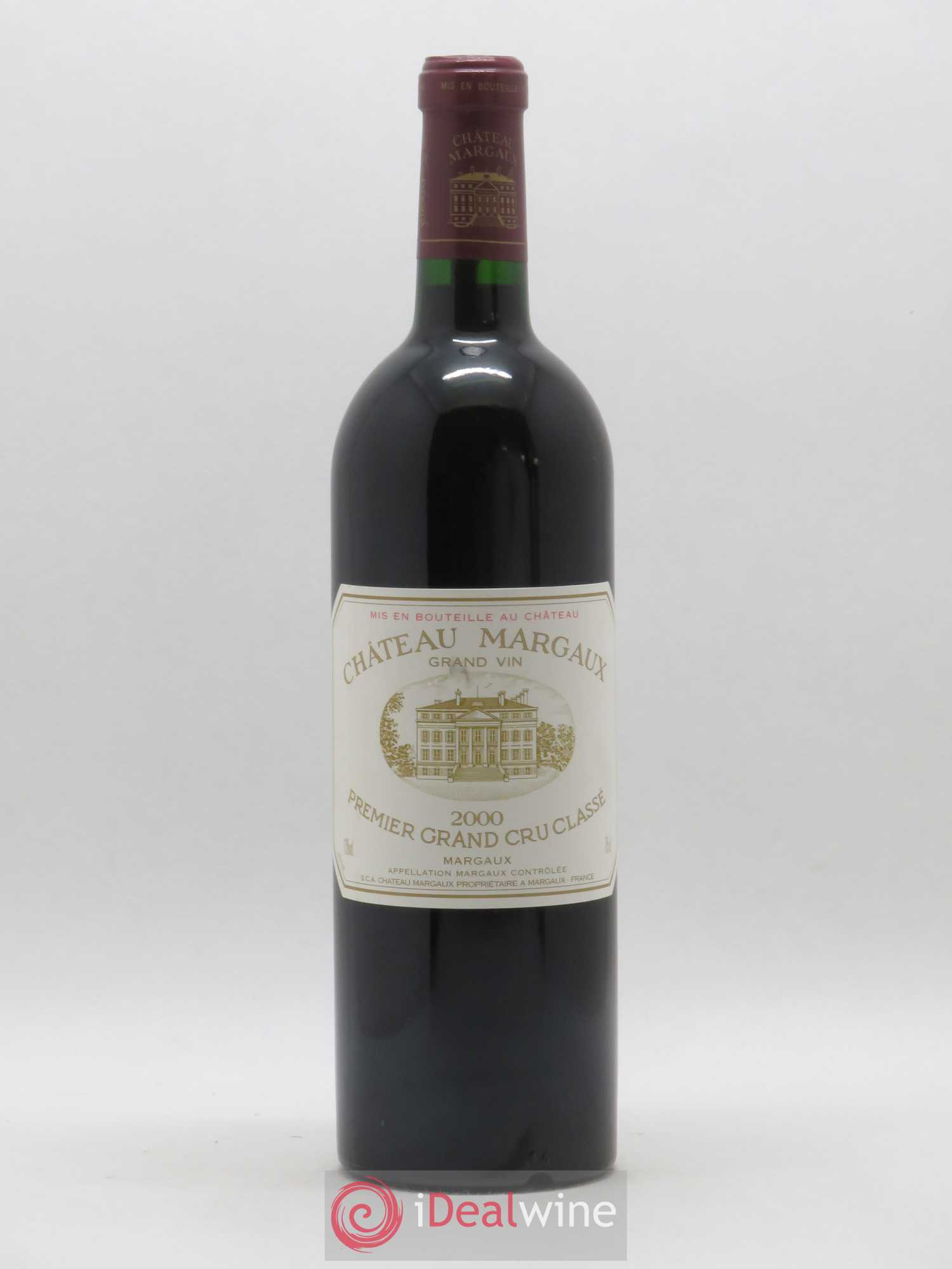 Château Margaux 1er Grand Cru Classé 2000 - Lot de 1 bouteille - 0