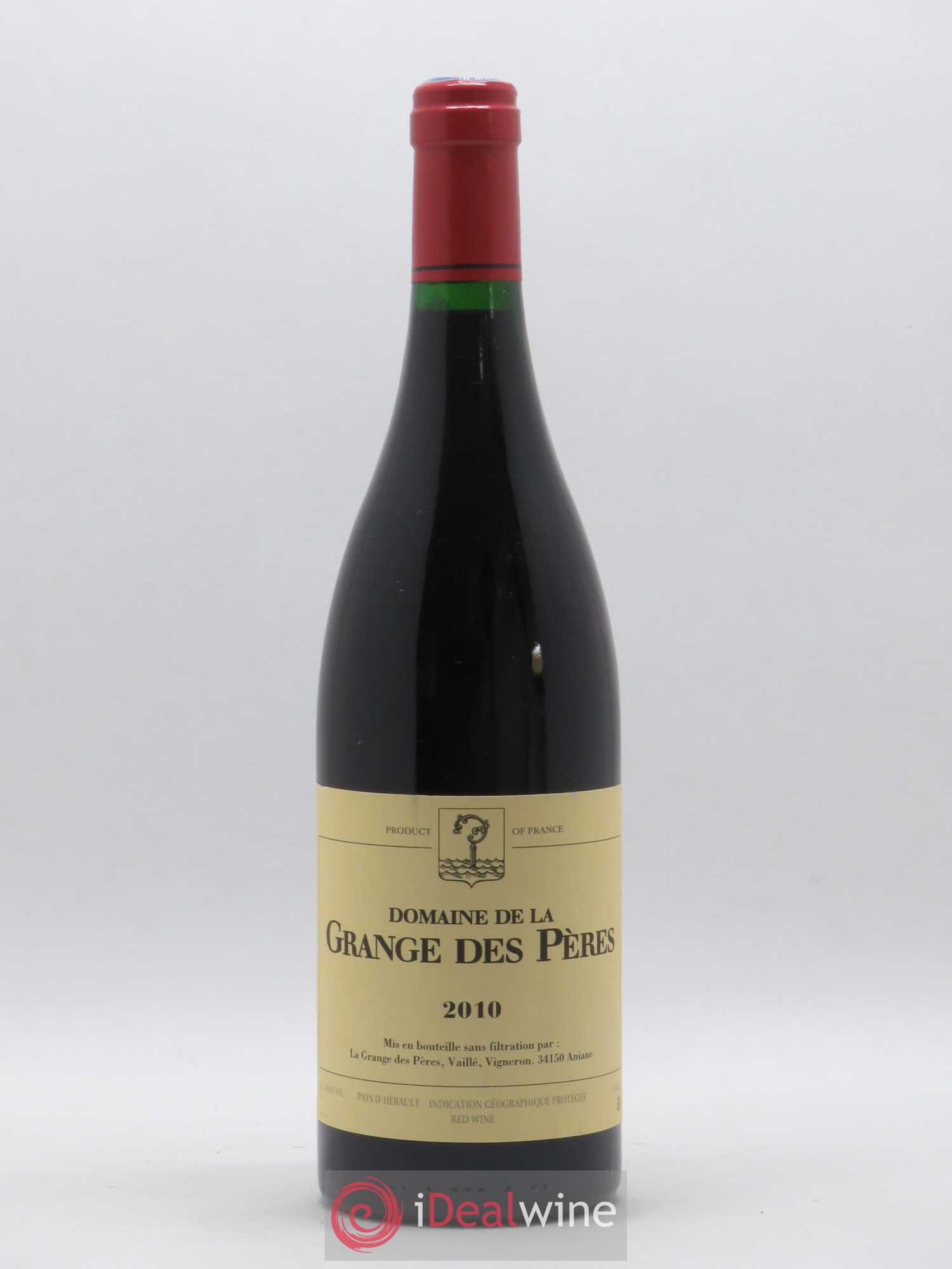 Pays d'Hérault Grange des Pères Laurent Vaillé 2010 - Lot de 1 bouteille - 0