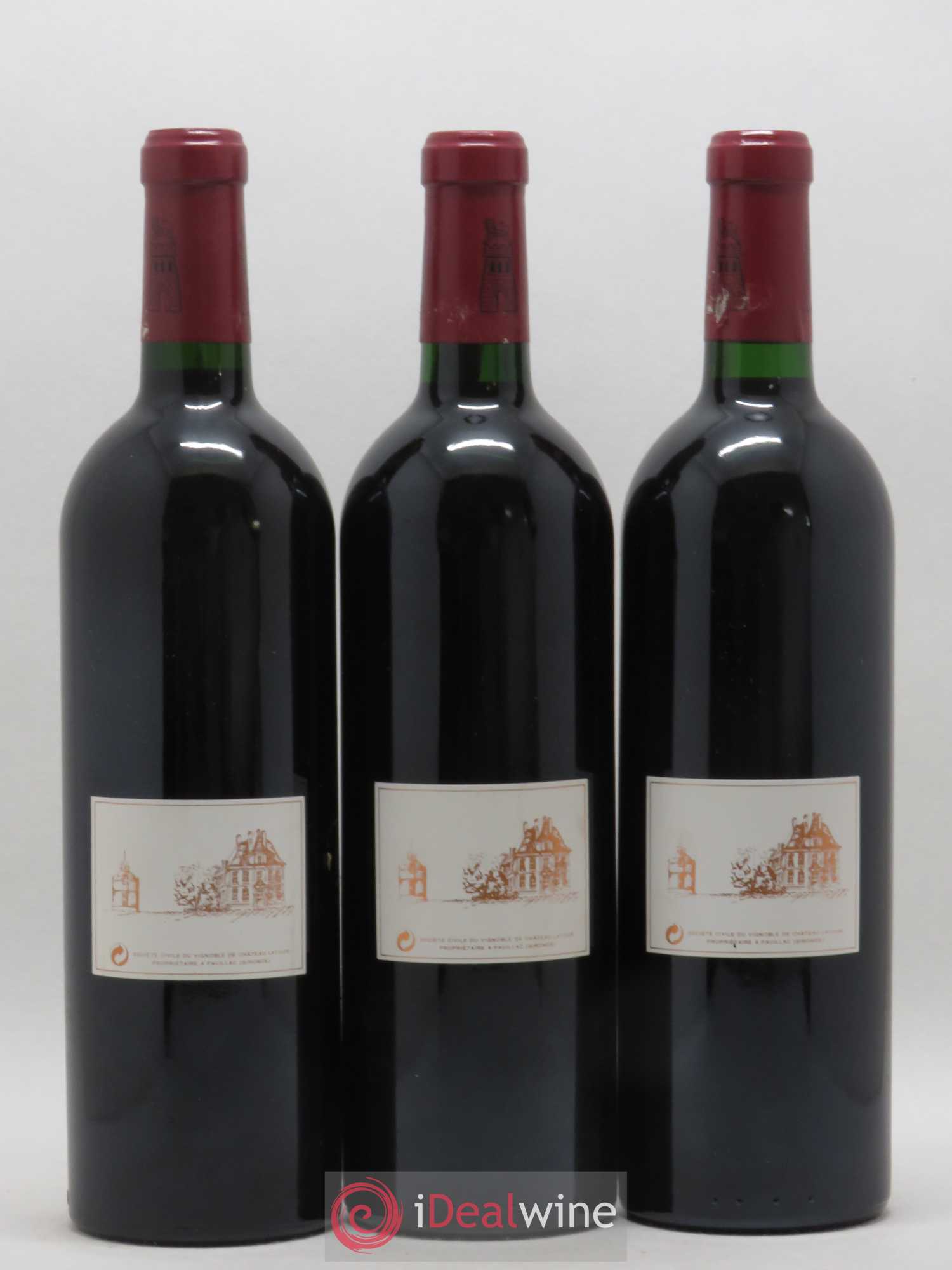 Château Latour 1er Grand Cru Classé 1998 - Lot de 3 bouteilles - 1