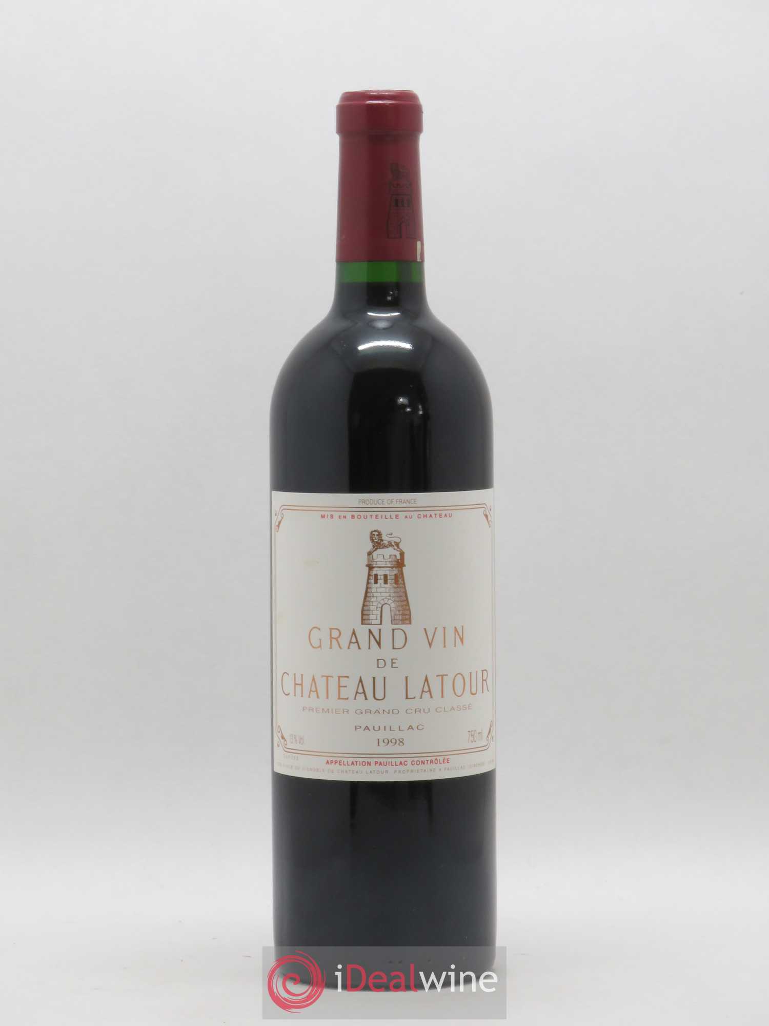 Château Latour 1er Grand Cru Classé 1998 - Lot de 1 bouteille - 0