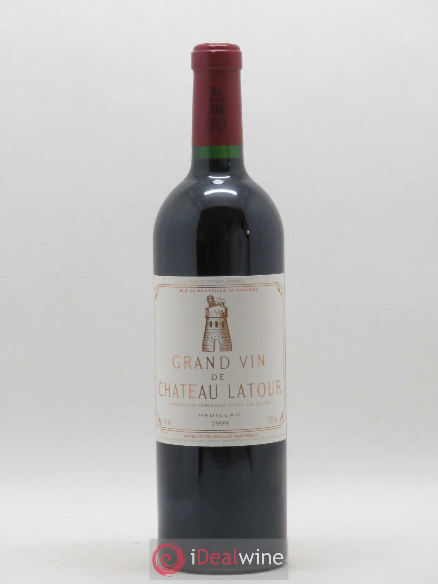Château Latour 1er Grand Cru Classé 1999 - Lot de 1 bouteille - 0