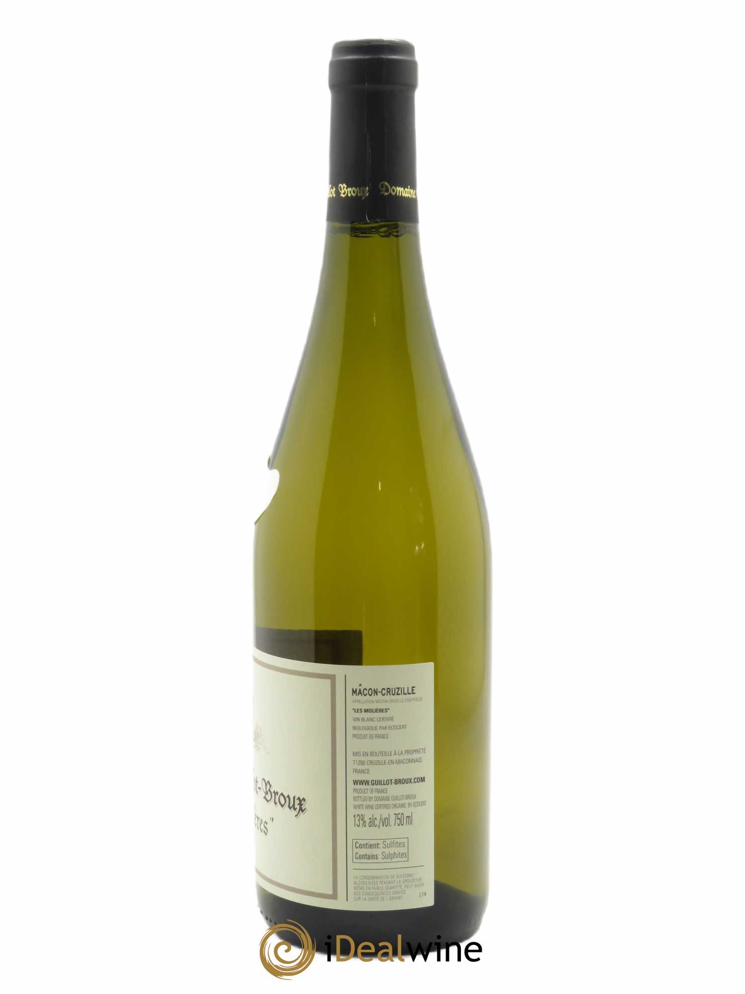 Mâcon-Cruzille Les Molières Guillot-Broux (Domaine) 2020 - Lot de 1 bouteille - 1