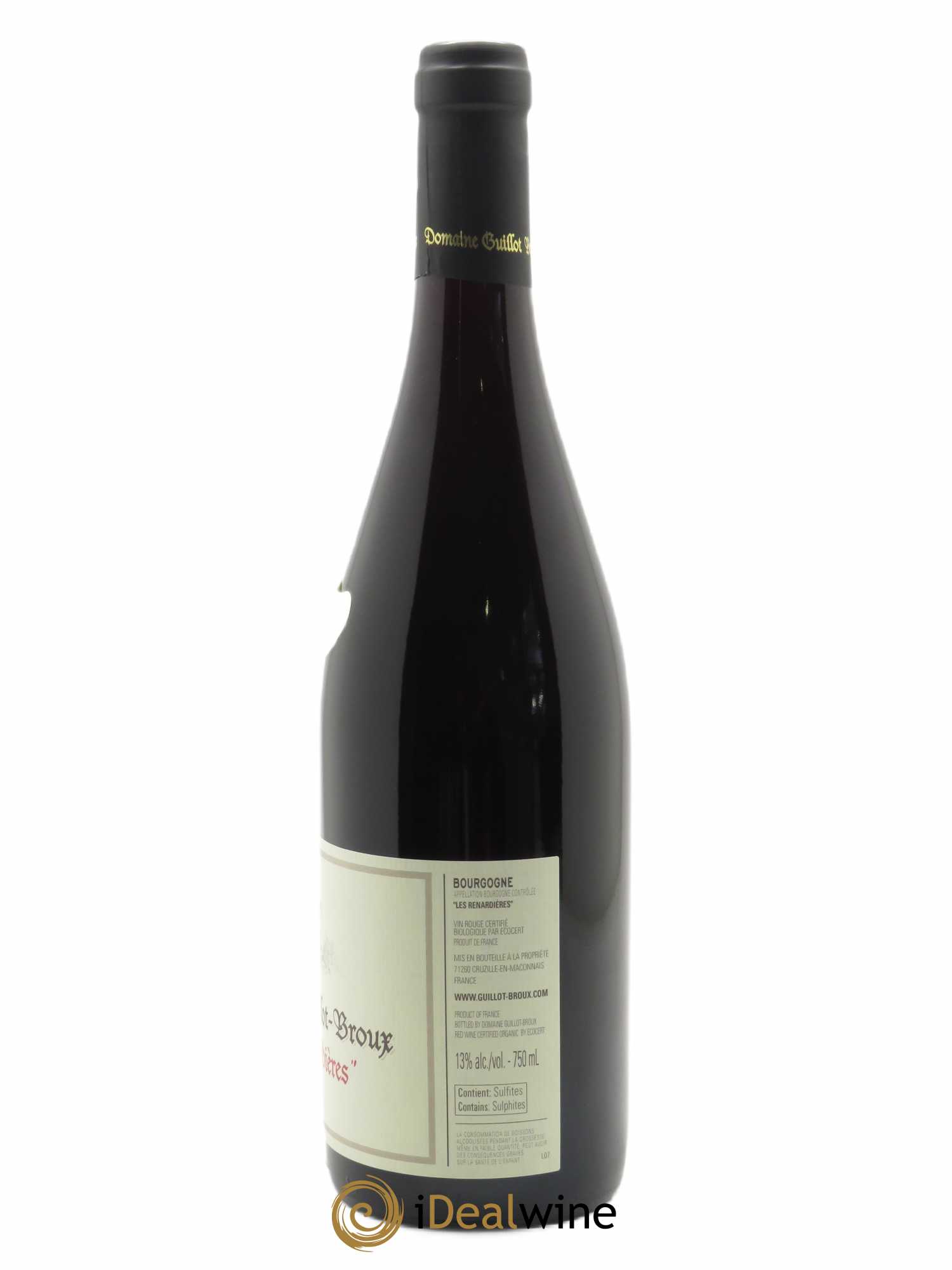 Bourgogne Les Renardières Monopole Guillot-Broux (Domaine) 2020 - Lot de 1 bouteille - 1