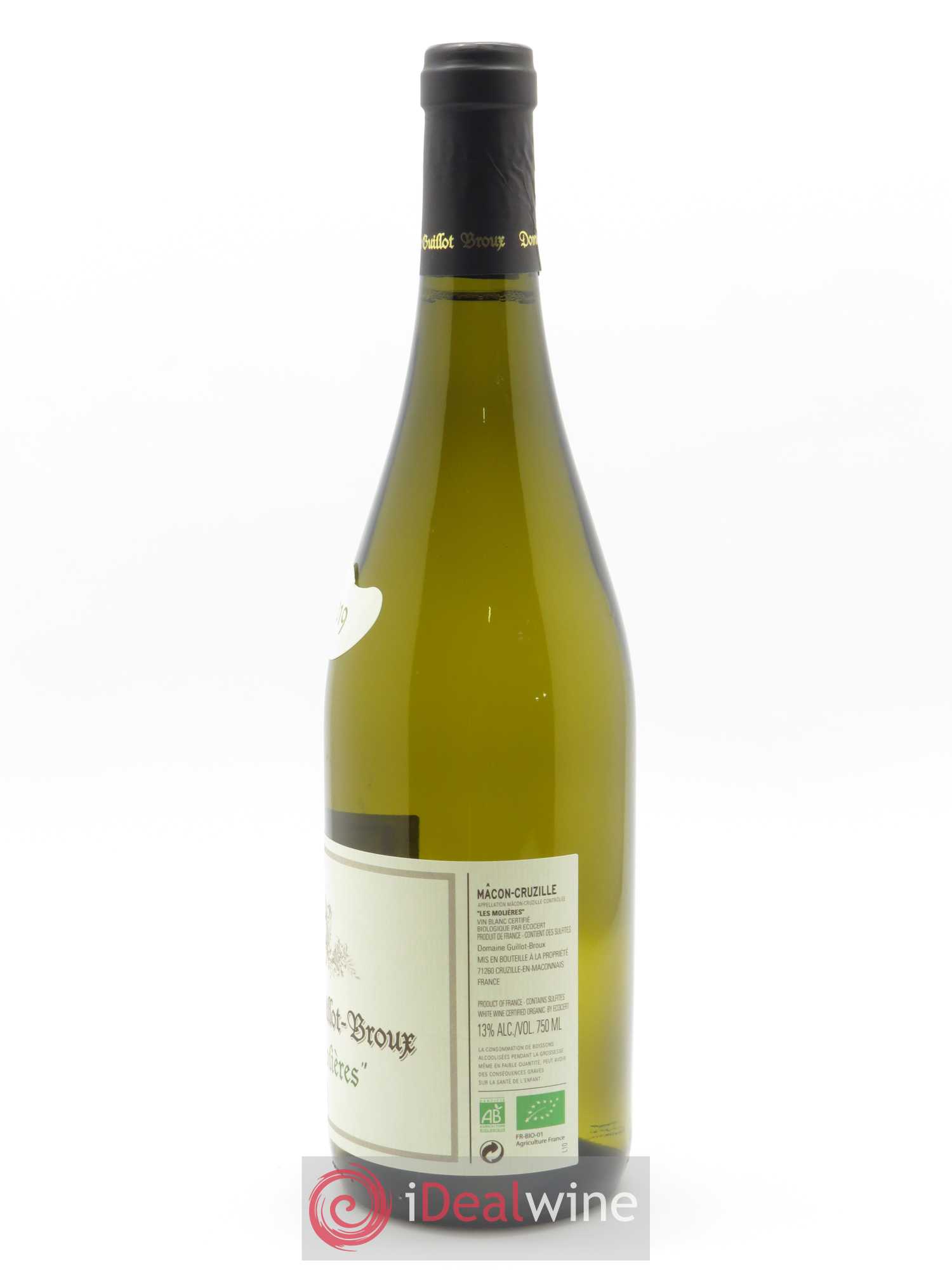 Mâcon-Cruzille Les Molières Guillot-Broux (Domaine) 2019 - Lot de 1 bouteille - 1