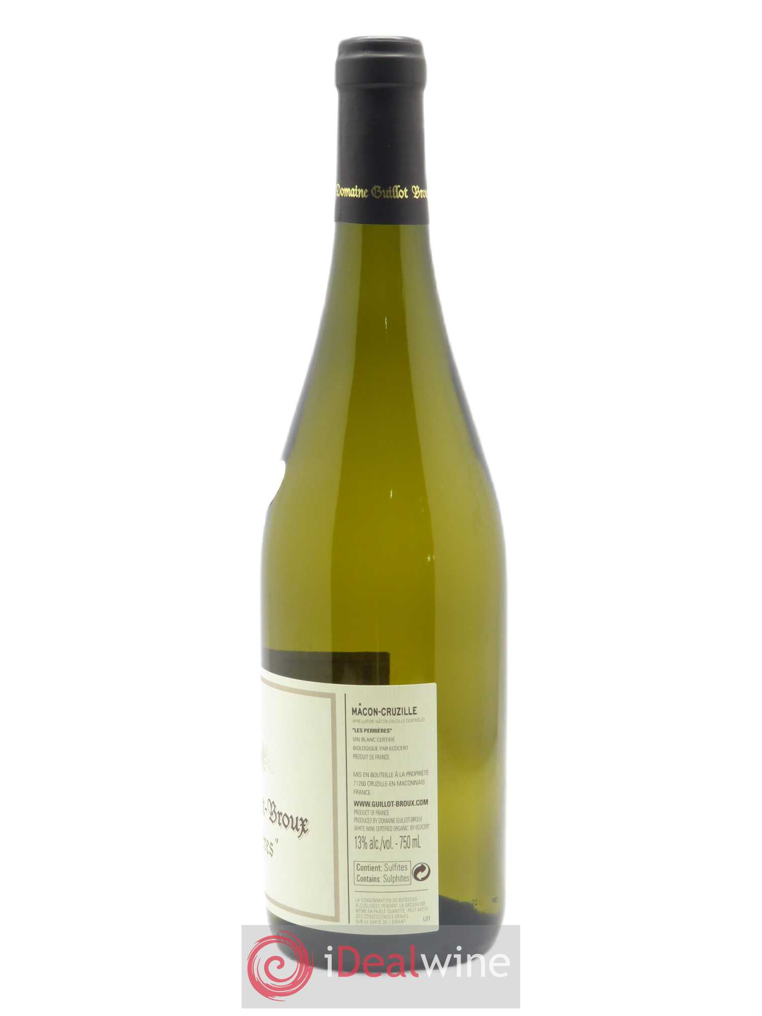 Mâcon-Cruzille Les Perrières Guillot-Broux (Domaine) 2019 - Lot de 1 bouteille - 1