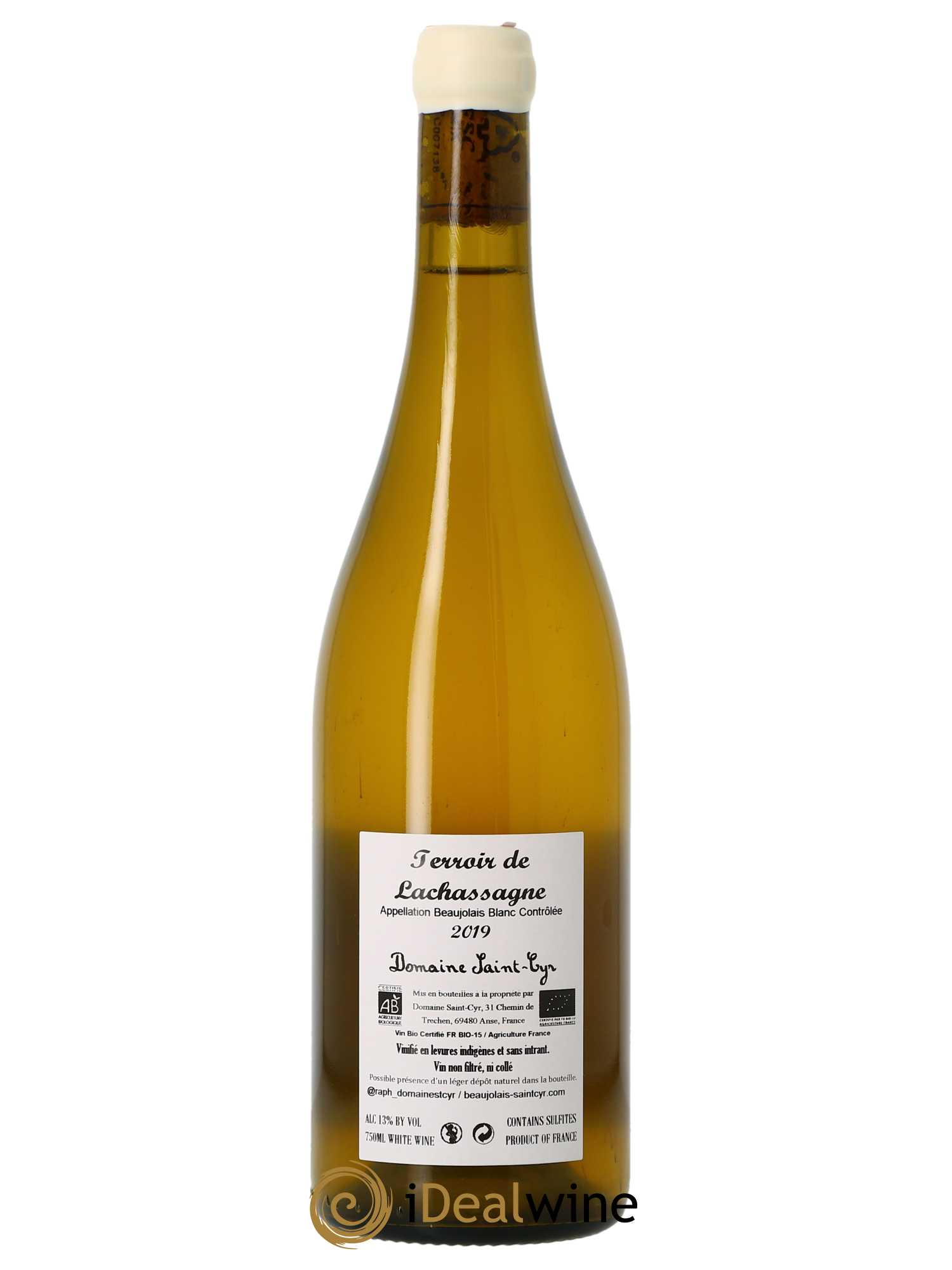 Beaujolais Terroir De Lachassagne Domaine Saint-Cyr 2019 - Lot of 1 bottle - 1