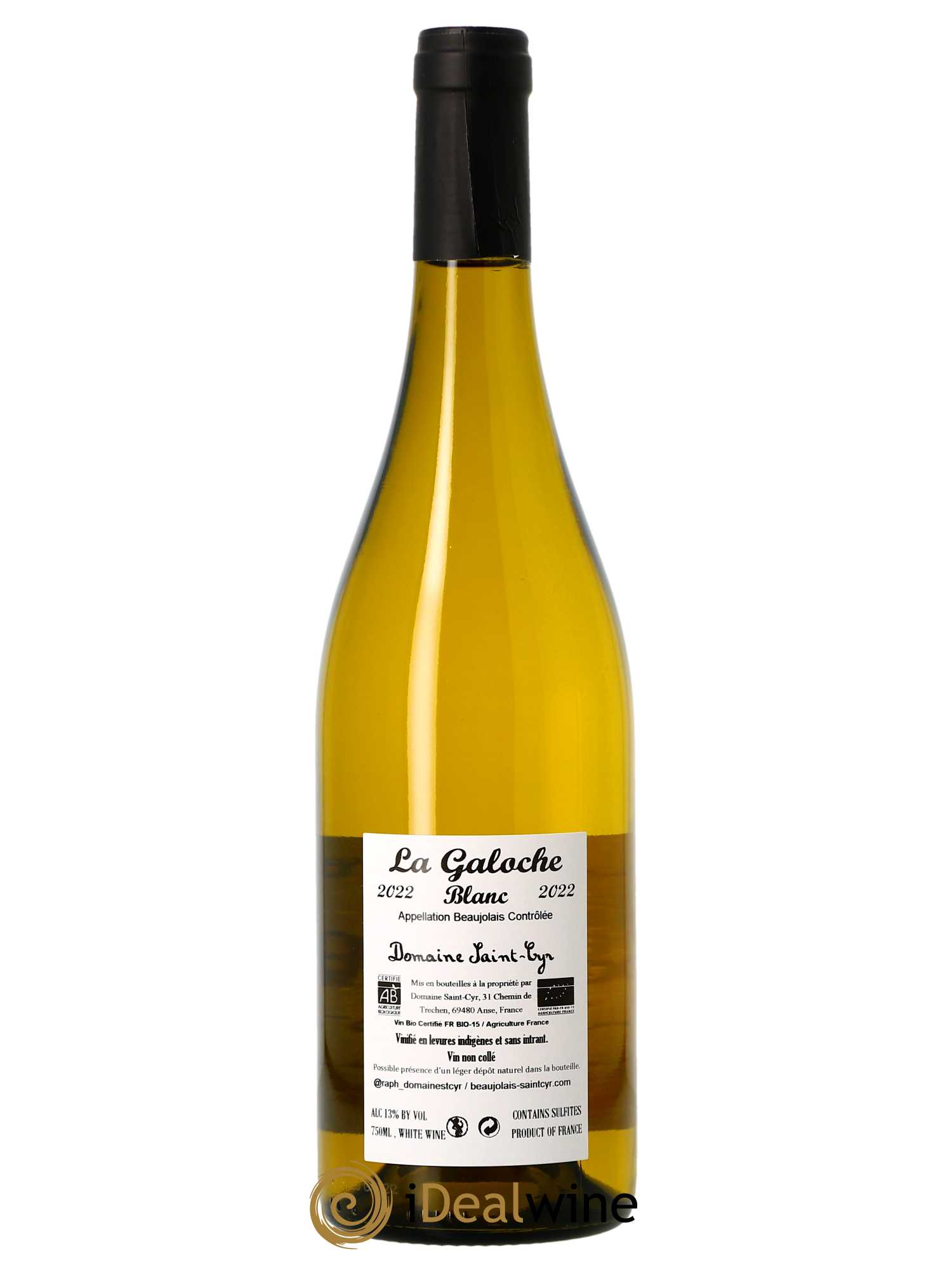 Beaujolais La Galoche Domaine Saint-Cyr  2022 - Lot de 1 bouteille - 1