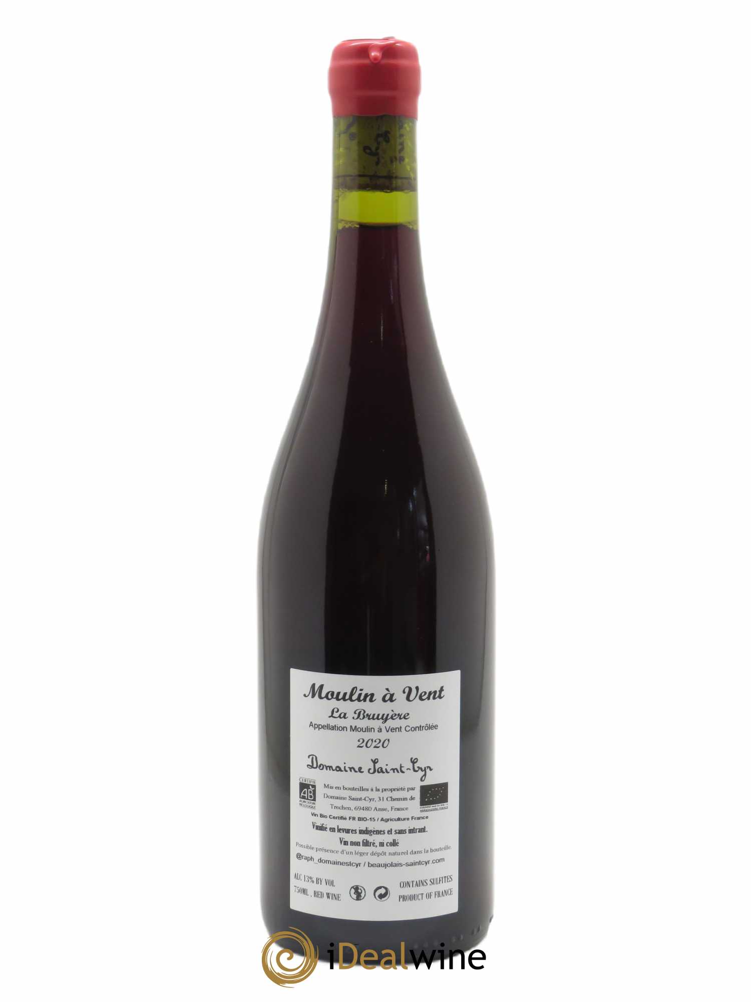 Moulin-à-Vent La Bruyère Domaine Saint-Cyr 2020 - Lot of 1 bottle - 1