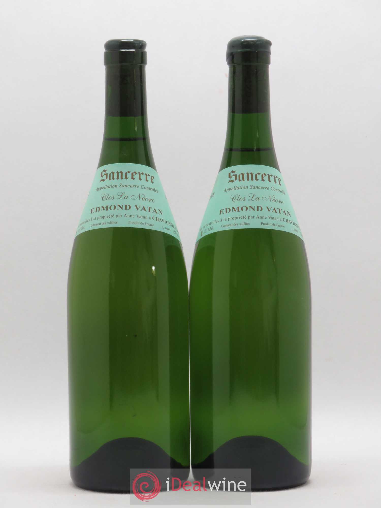 Sancerre Clos la Neore Edmond Vatan 2008 - Lot de 2 bouteilles - 0