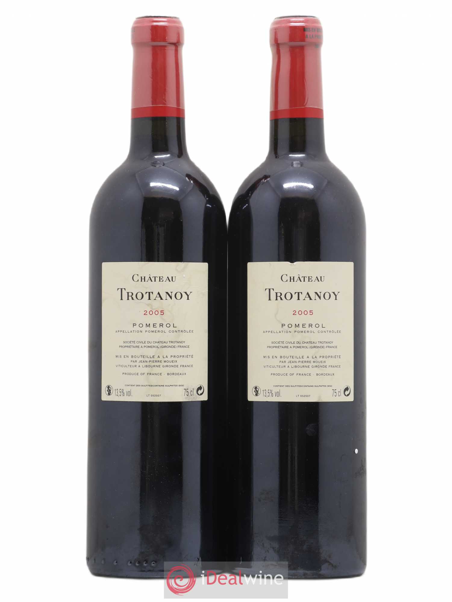 Château Trotanoy 2005 - Lot de 2 bouteilles - 1