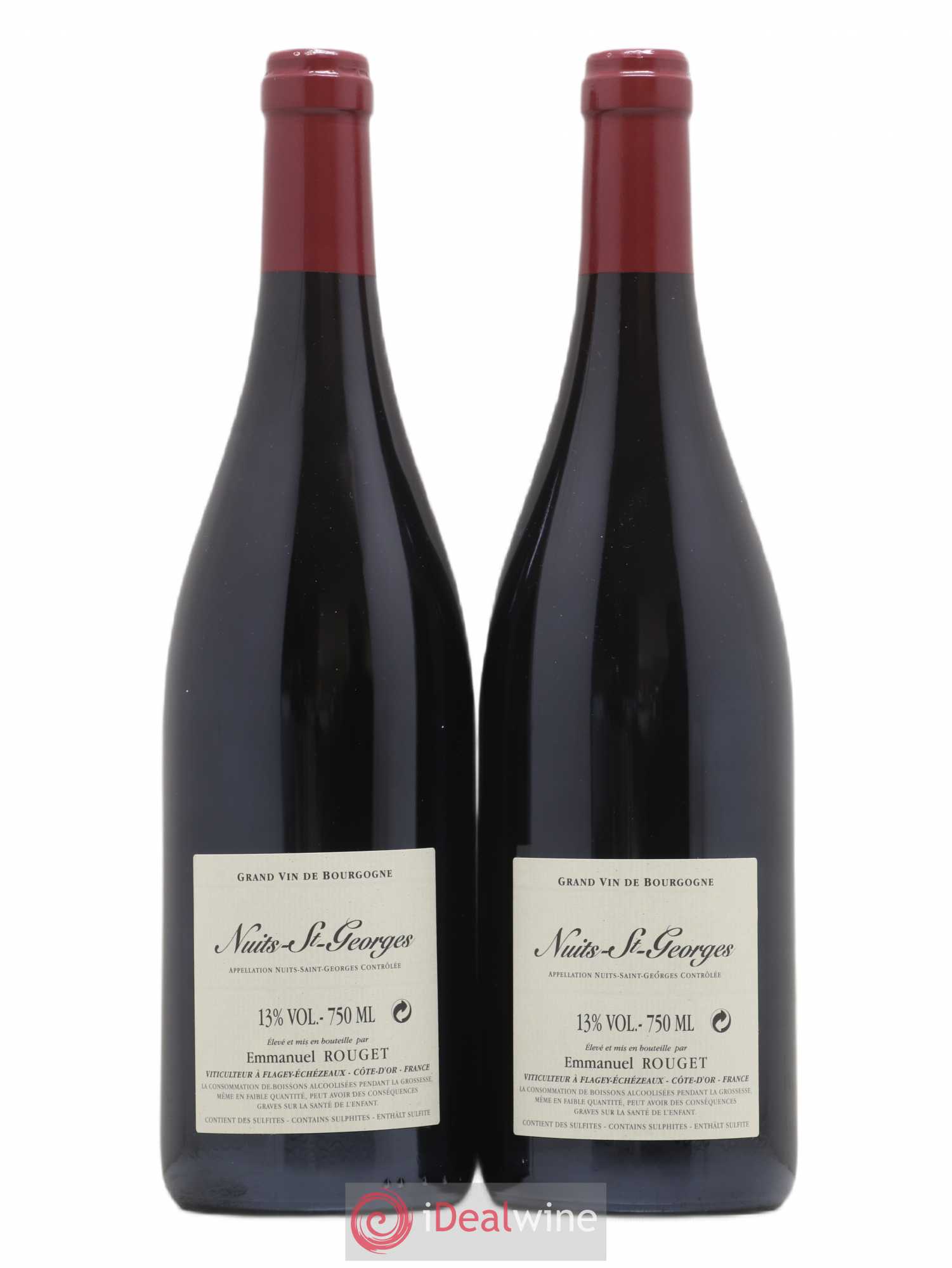 Nuits-Saint-Georges Emmanuel Rouget 2007 - Lot de 2 bouteilles - 1