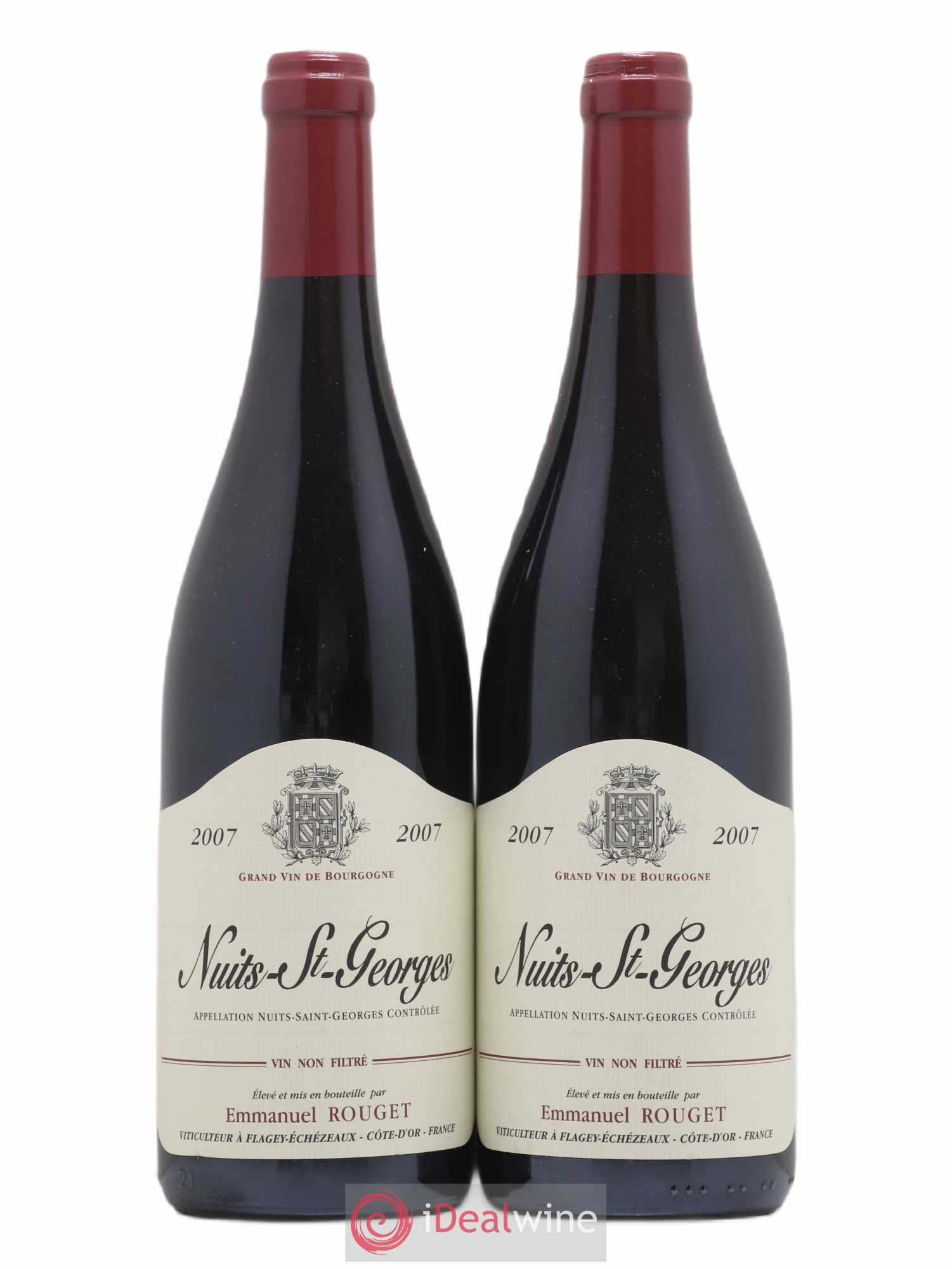 Nuits-Saint-Georges Emmanuel Rouget 2007 - Lot de 2 bouteilles - 0