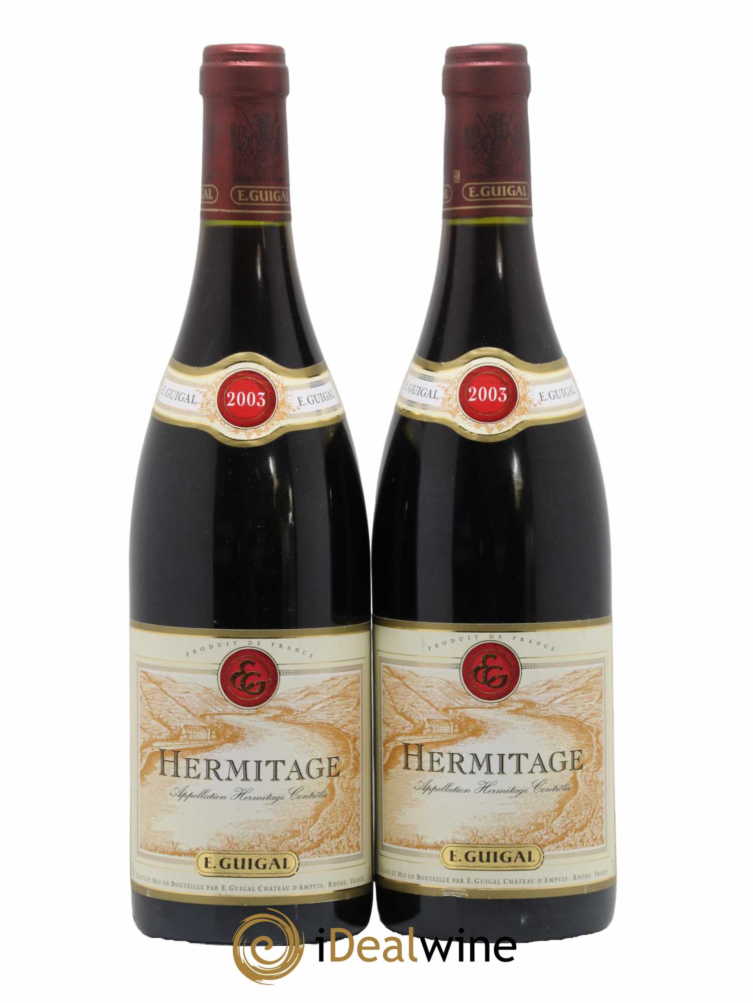 Hermitage Guigal 2003 - Lot de 2 bouteilles - 0