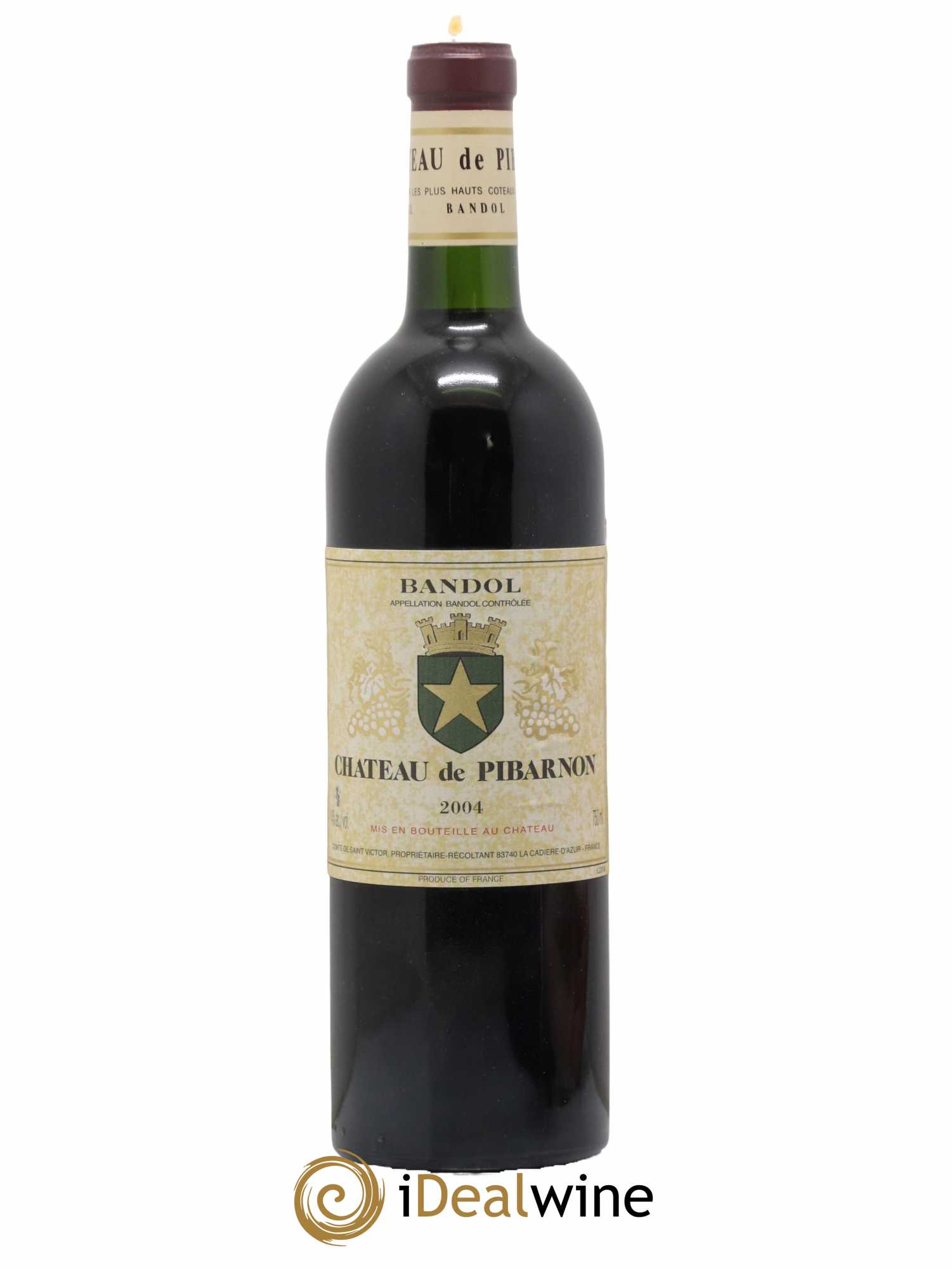 Bandol Château de Pibarnon Comte de Saint-Victor 2004 - Lot de 1 bouteille - 0