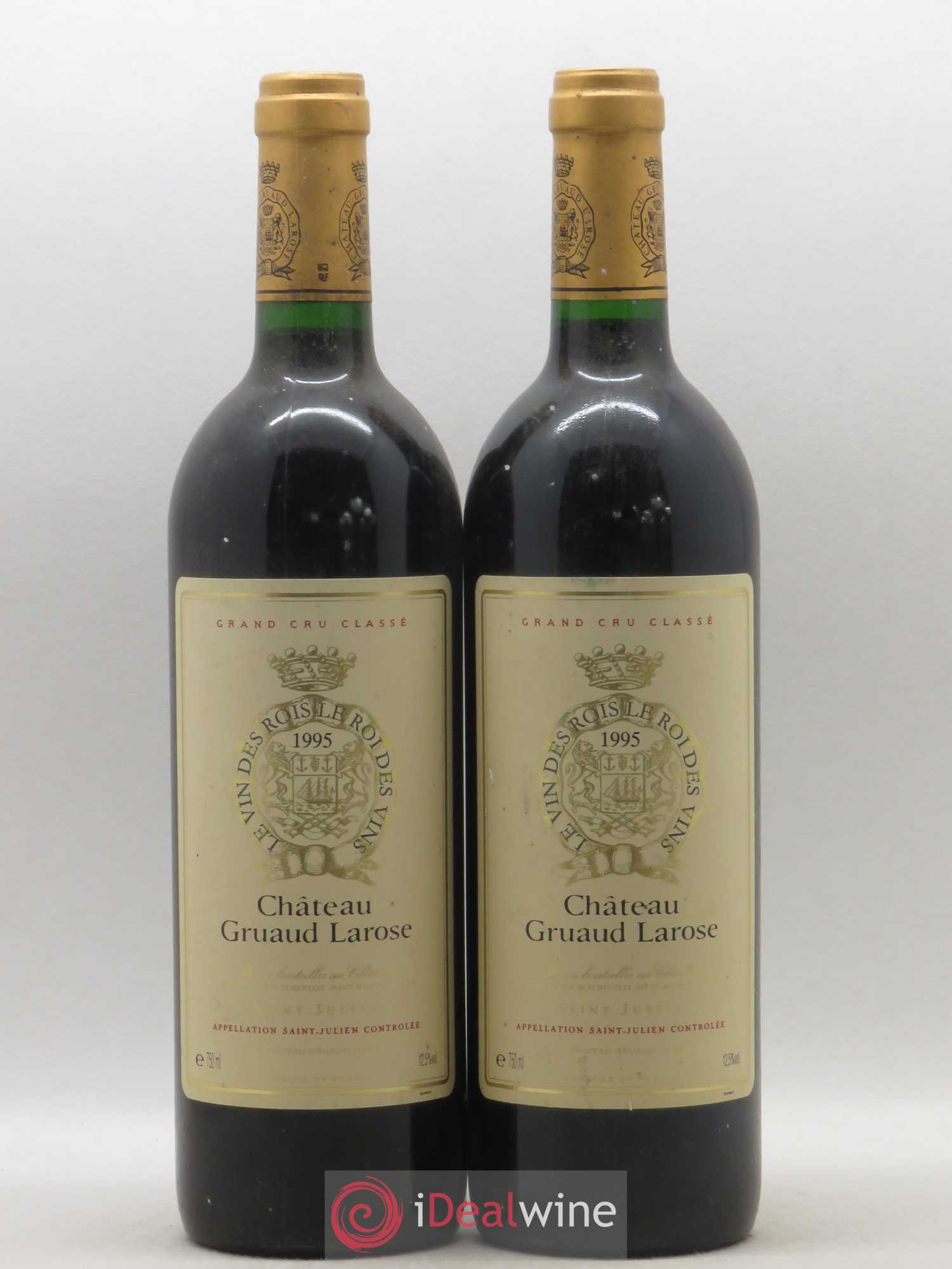Château Gruaud Larose 2ème Grand Cru Classé 1995 - Lot de 2 bouteilles - 0