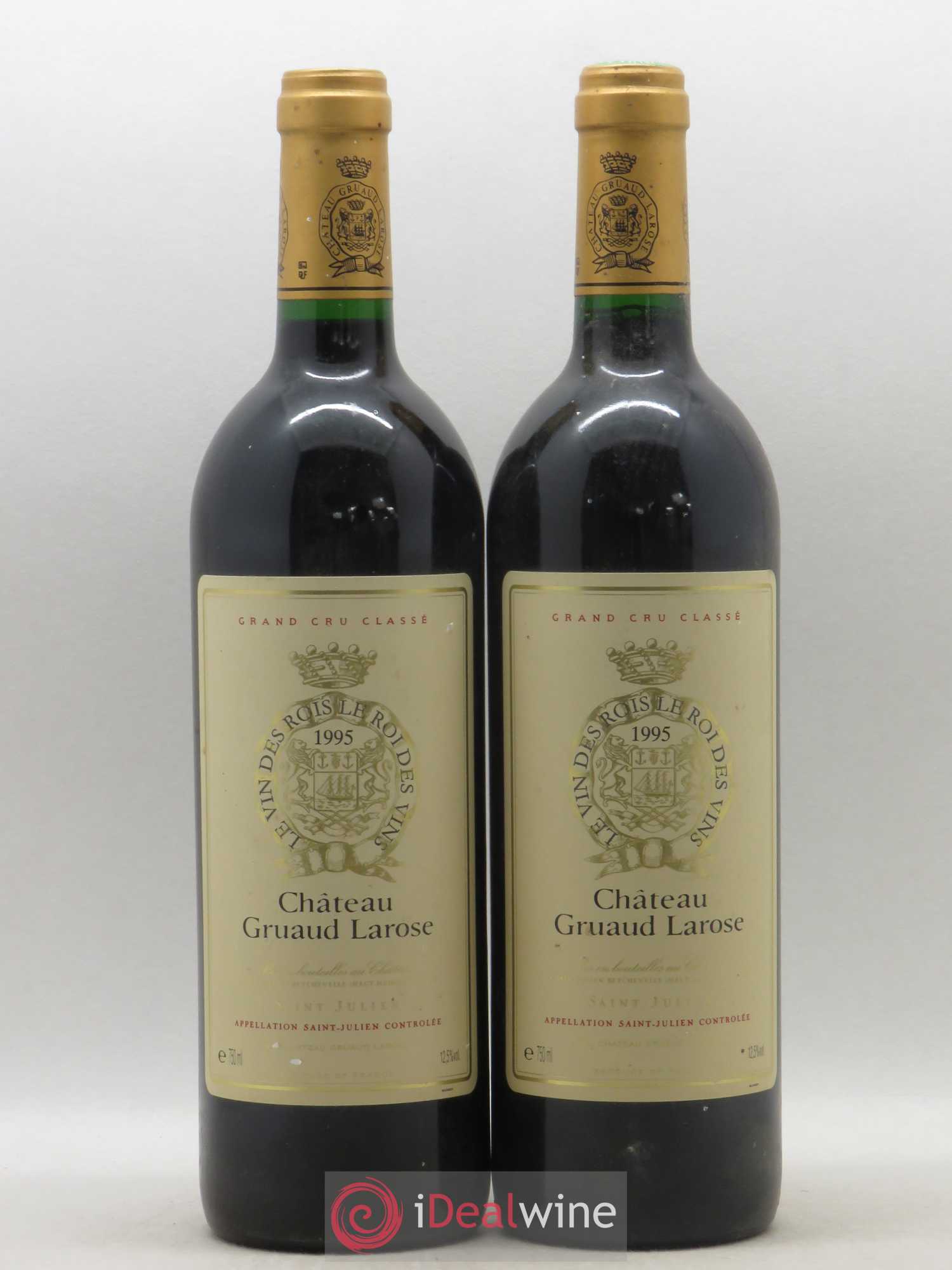 Château Gruaud Larose 2ème Grand Cru Classé 1995 - Lot de 2 bouteilles - 0