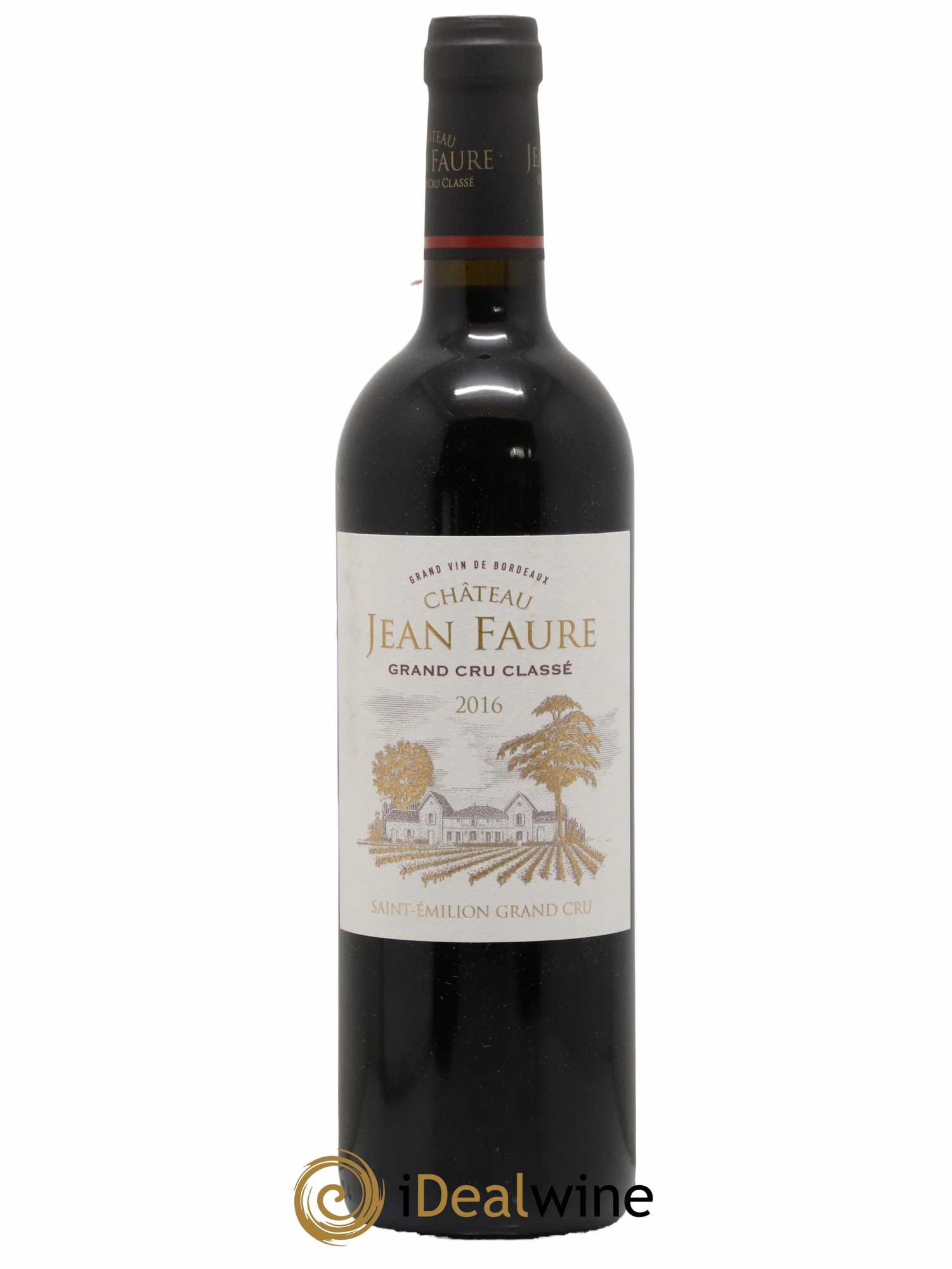 Château Jean Faure Grand Cru Classé 2016 - Lot de 1 bouteille - 0