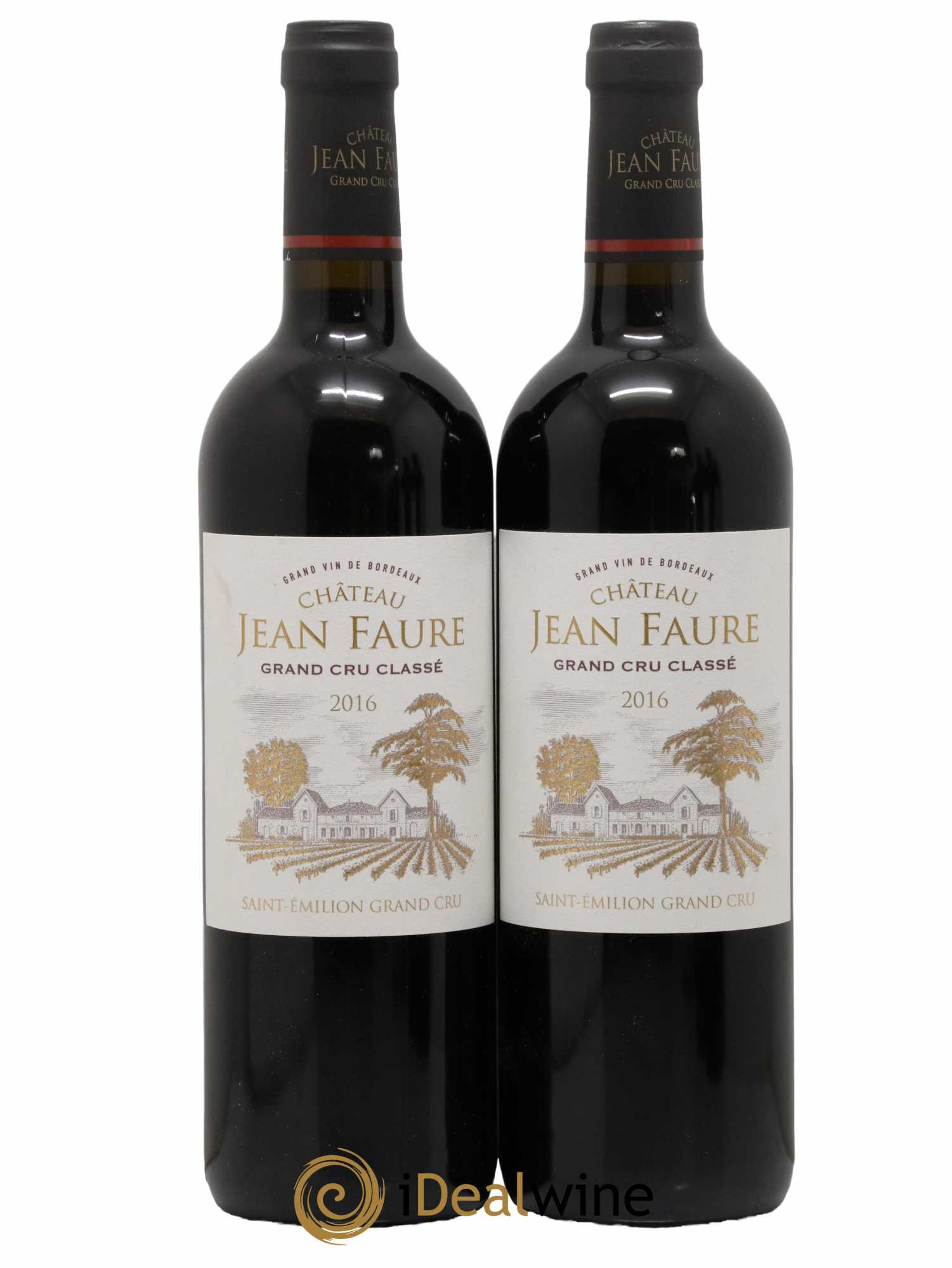 Château Jean Faure Grand Cru Classé 2016 - Lot de 2 bouteilles - 0