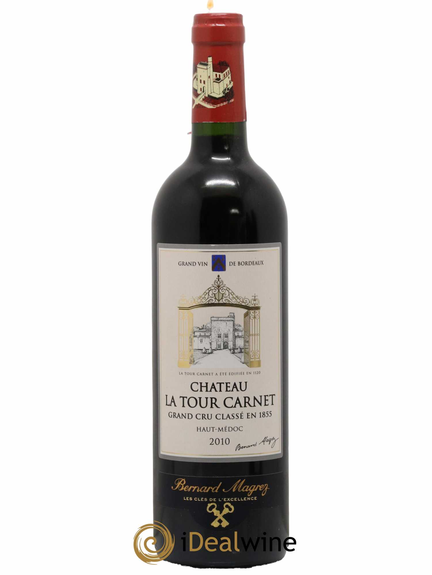 Château la Tour Carnet 4ème Grand Cru Classé 2010 - Lot de 1 bouteille - 0
