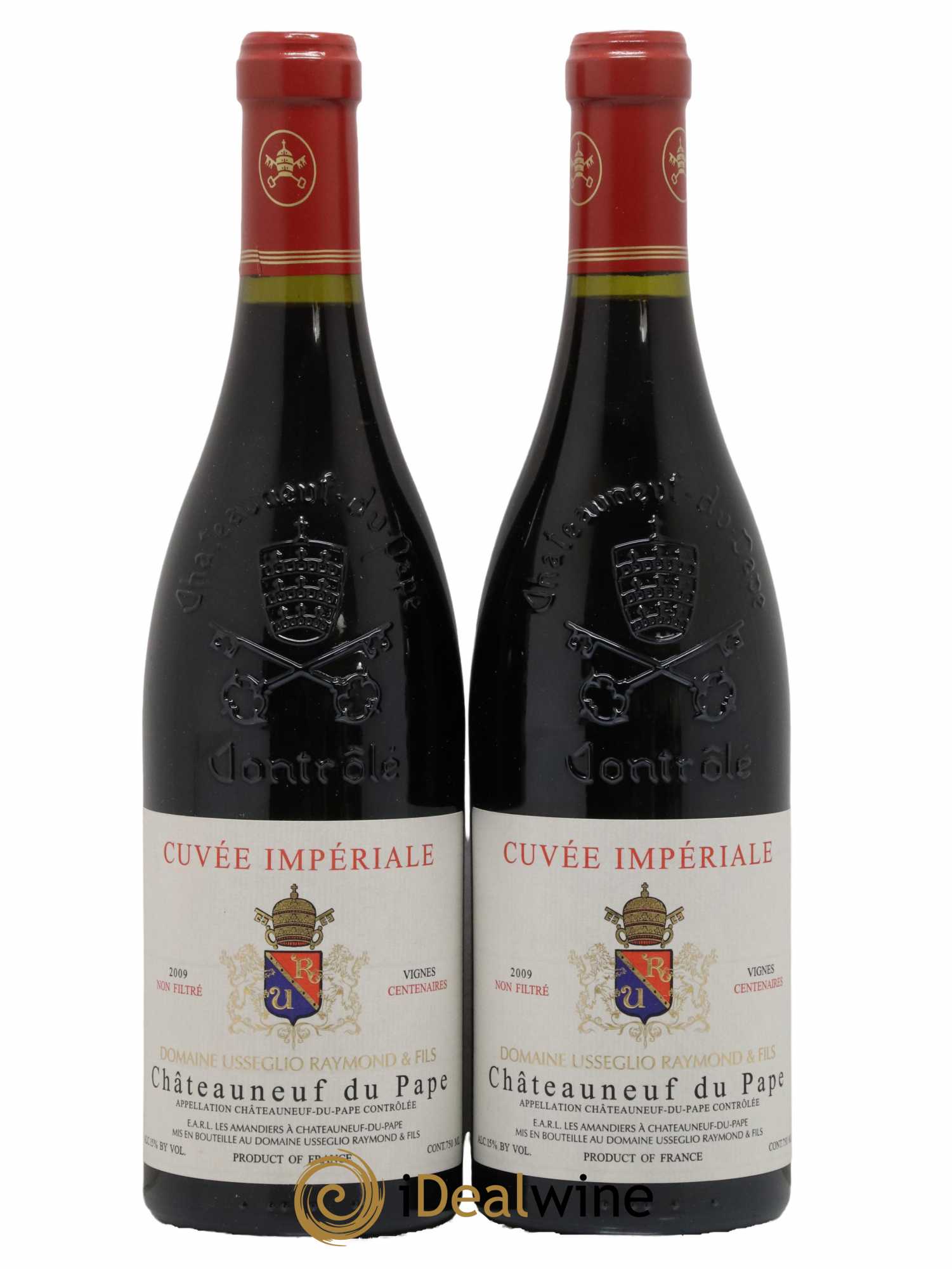 Châteauneuf-du-Pape Cuvée Impériale Raymond Usseglio & Fils (Domaine) 2009 - Lot de 2 bouteilles - 0