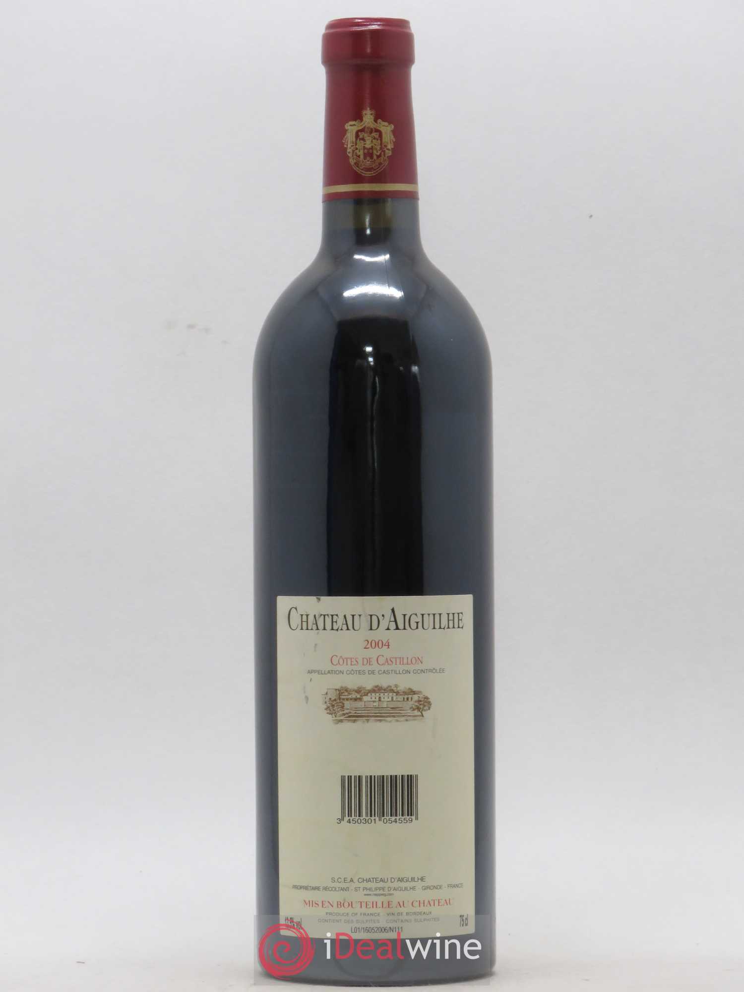 Château d' Aiguilhe 2004 - Lot de 1 bouteille - 1